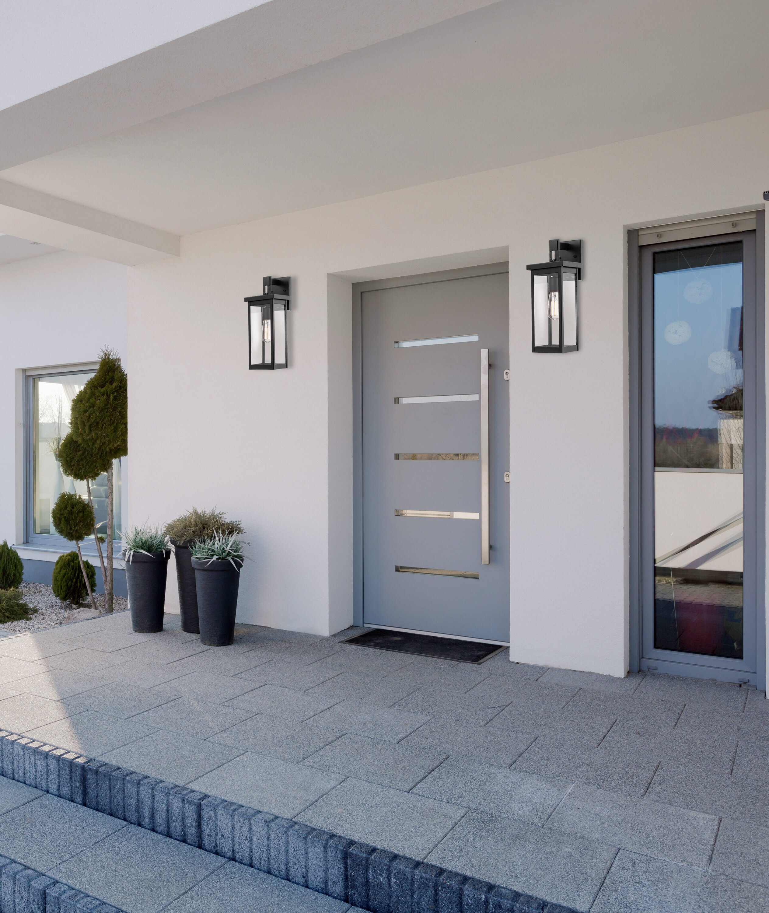 Millennium Lighting 2601-PBZ Outdoor-Wall-Lighting - View #2