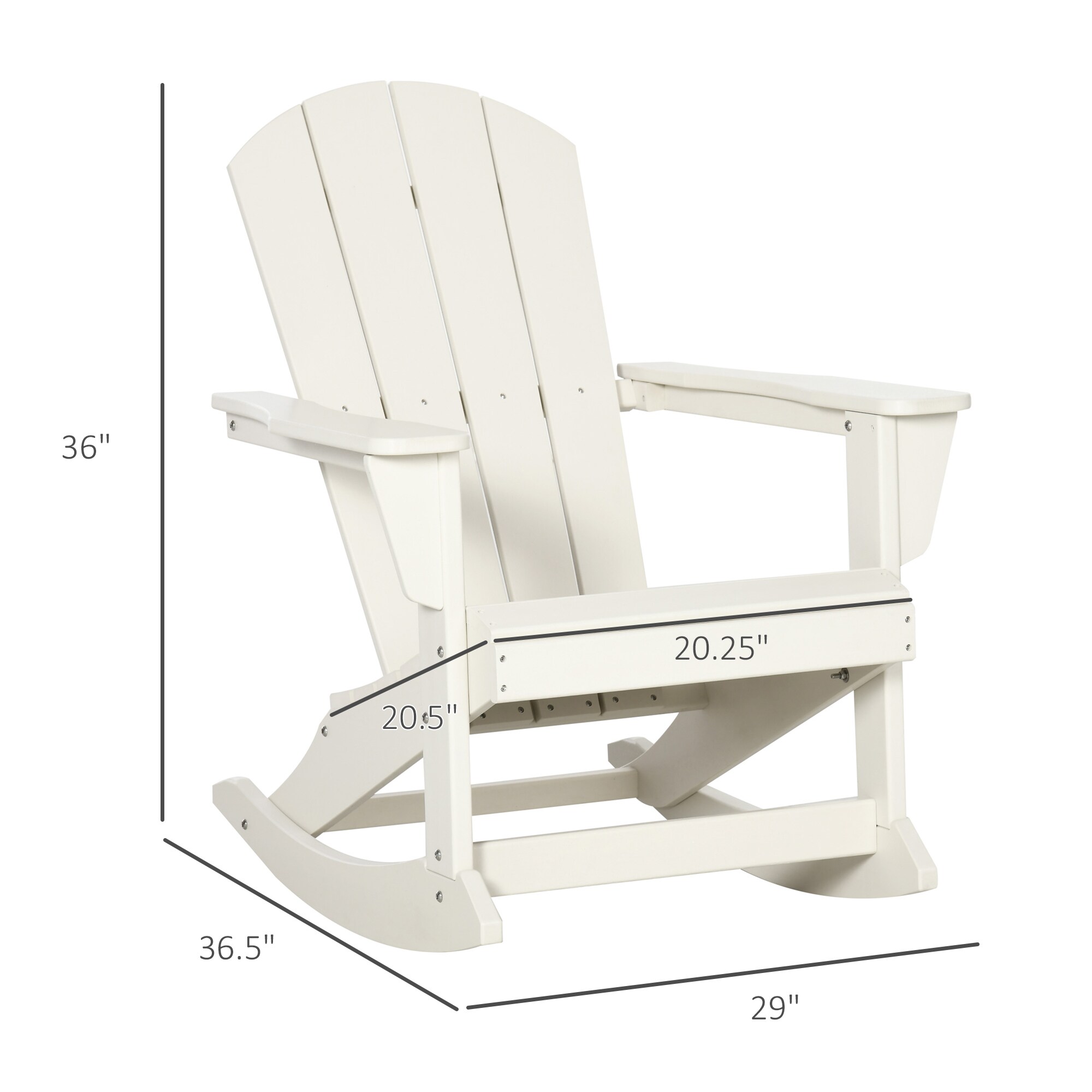 Outsunny 84G-022V01WT Patio-Chairs - View #3