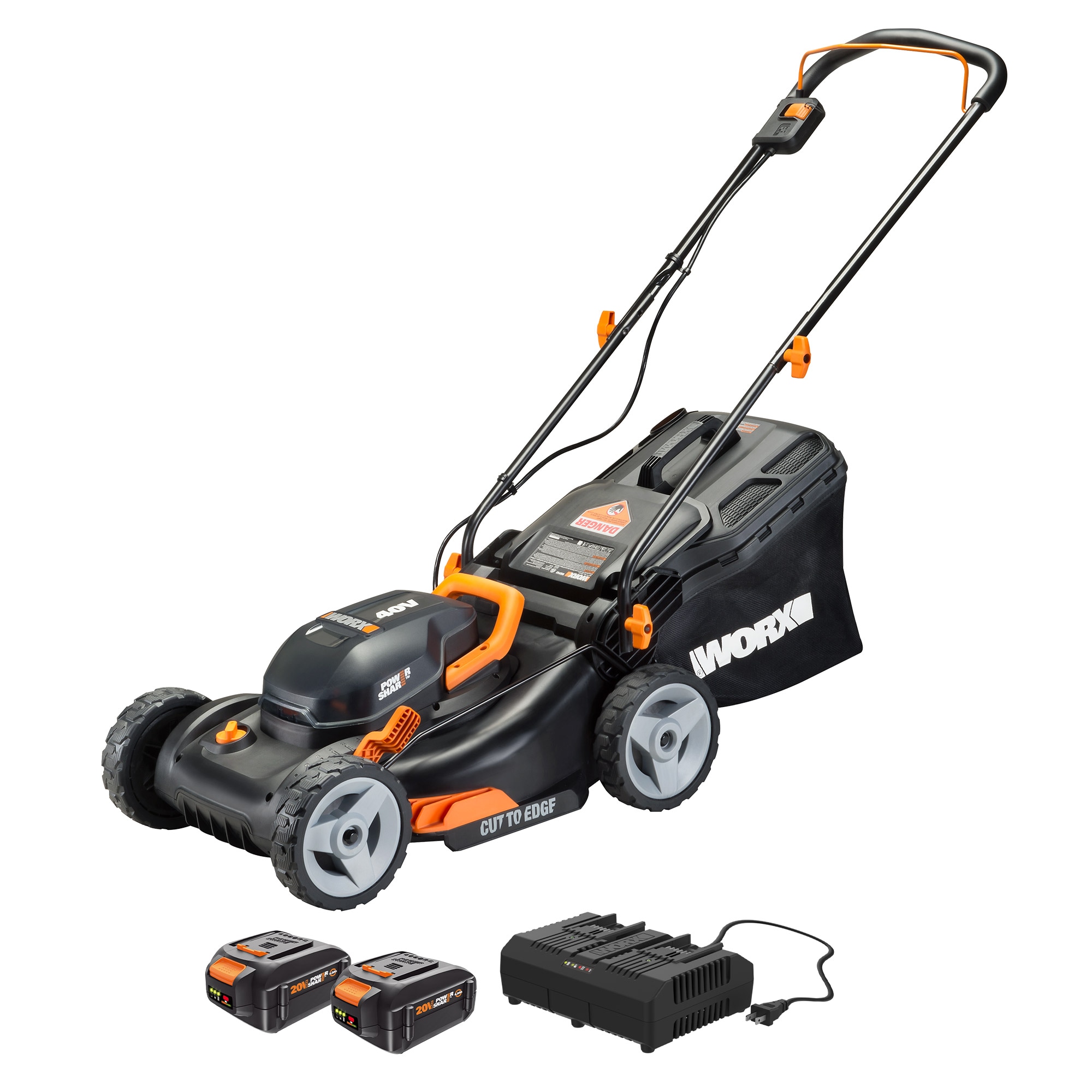 Black & Decker 20 In. 40V MAX Lithium Ion Push Cordless Lawn Mower -  Jerry's Do it Best Hardware