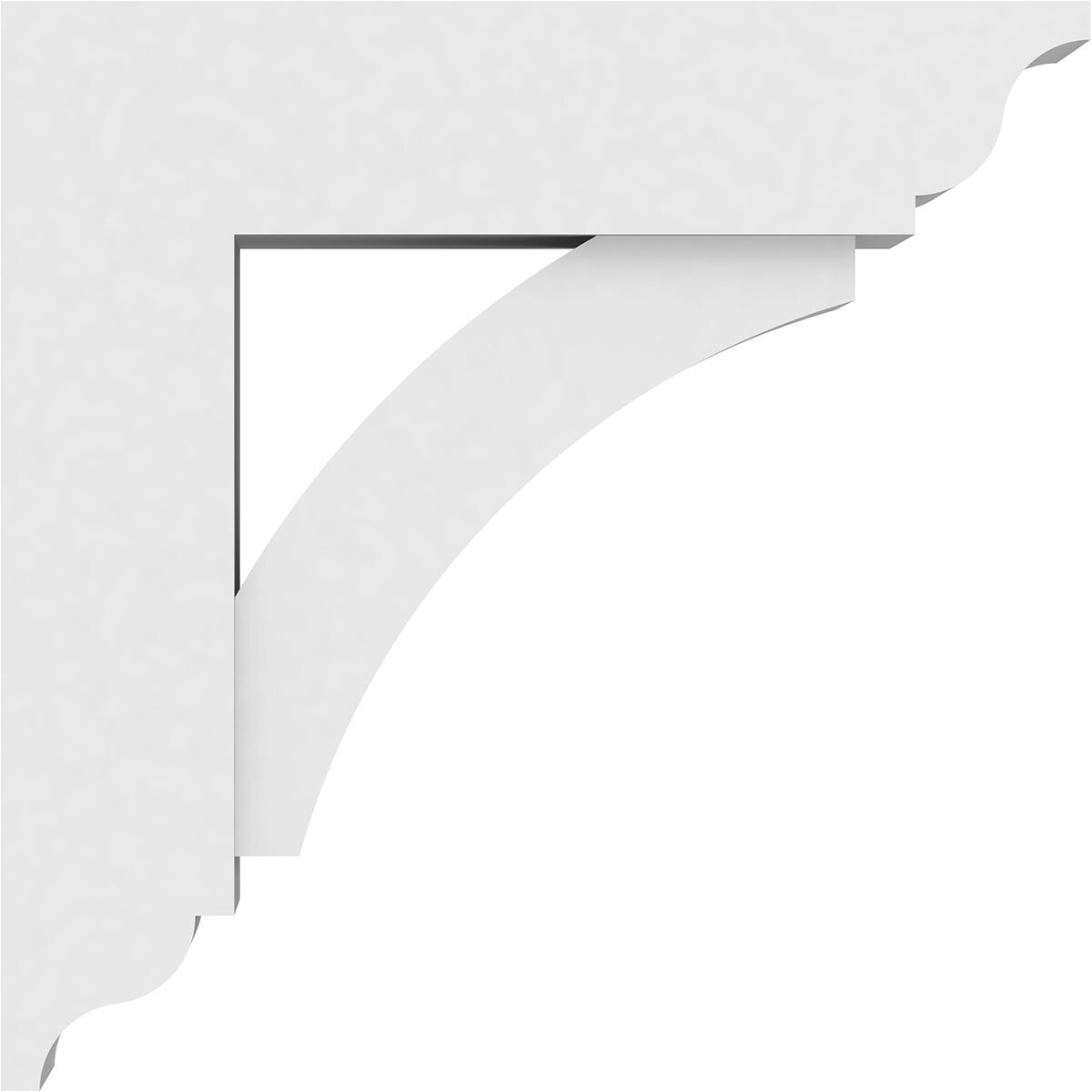 Ekena Millwork BKTP03X14X14THR01 Exterior-Brackets-Braces - View #3
