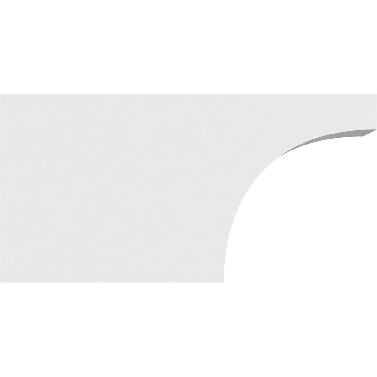 Ekena Millwork RFTP03X06X12HUN Exterior-Brackets-Braces - View #3