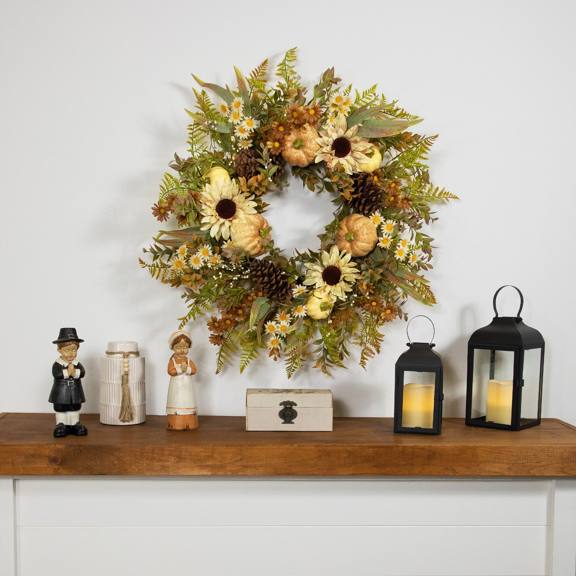 Northlight 35762375 Artificial-Thanksgiving-Wreaths - View #2