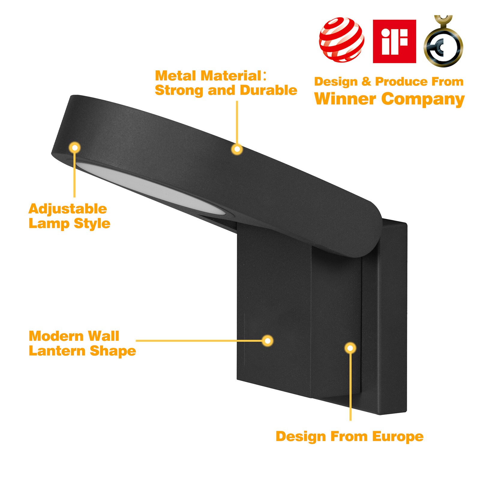 Flynama DBL-D0102HAL7LW Outdoor-Wall-Lighting - View #8