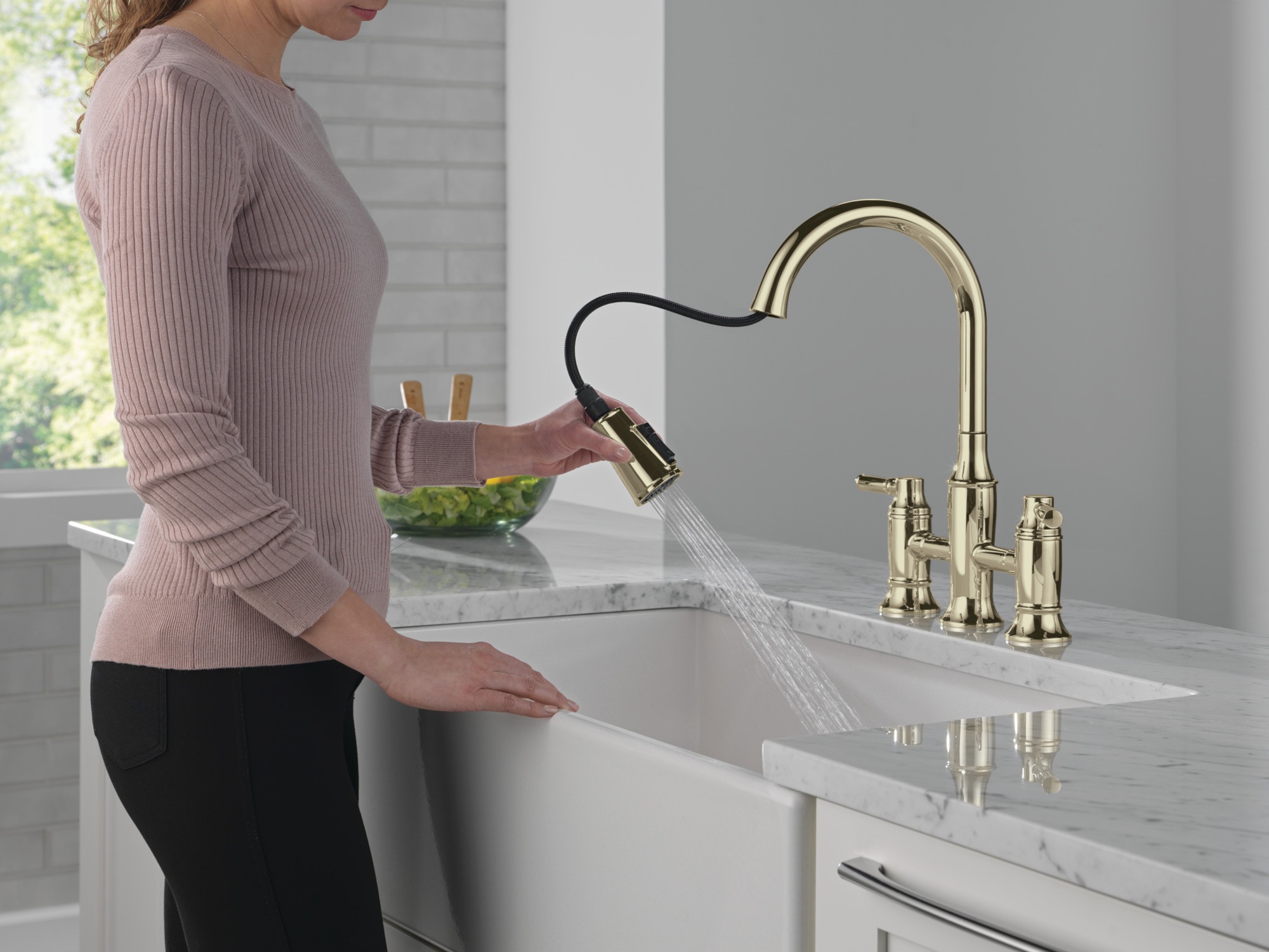 Delta 2384L-PN-PR-DST Kitchen-Faucets - View #12