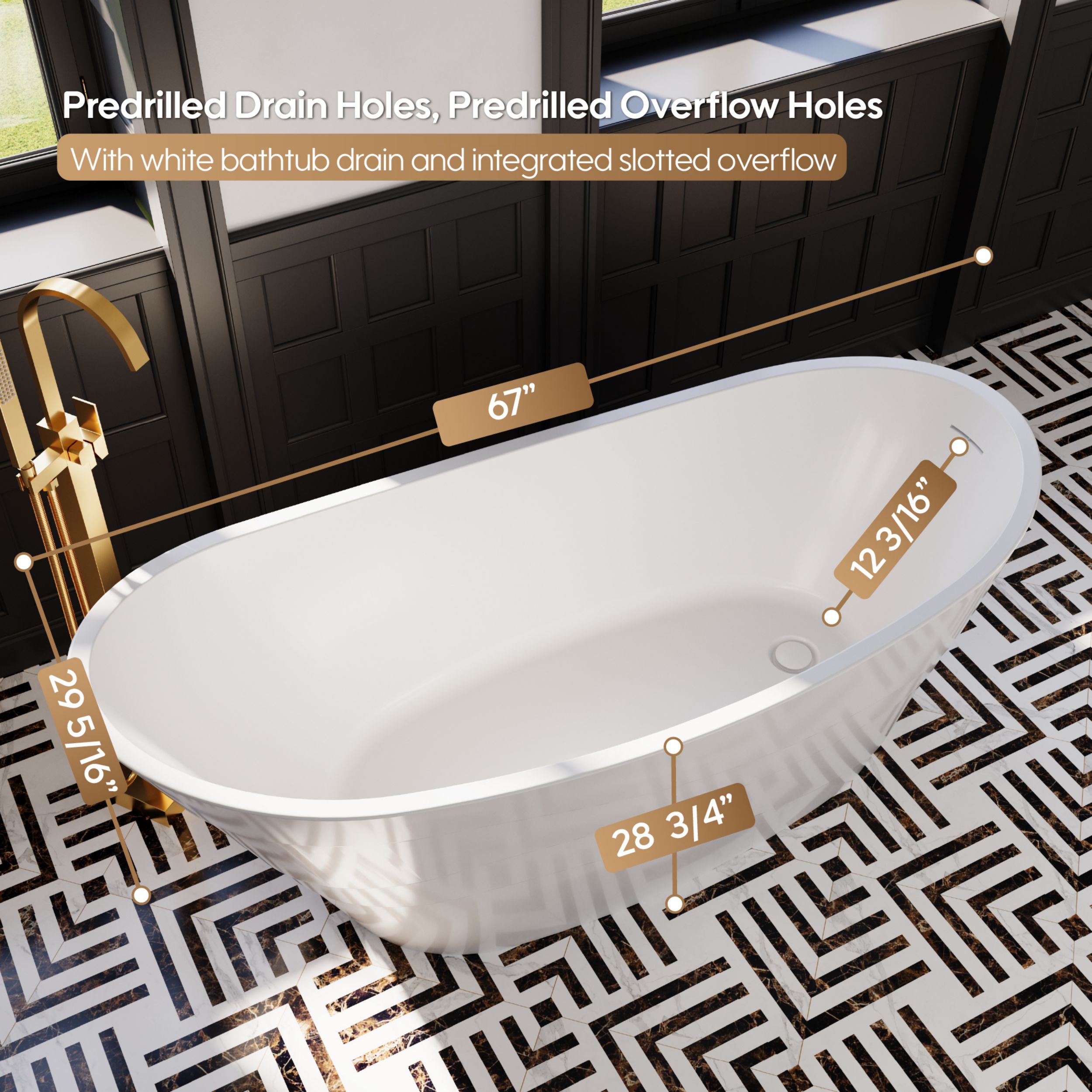 WELLFOR TRACE-Y484 bathtubs - View #13