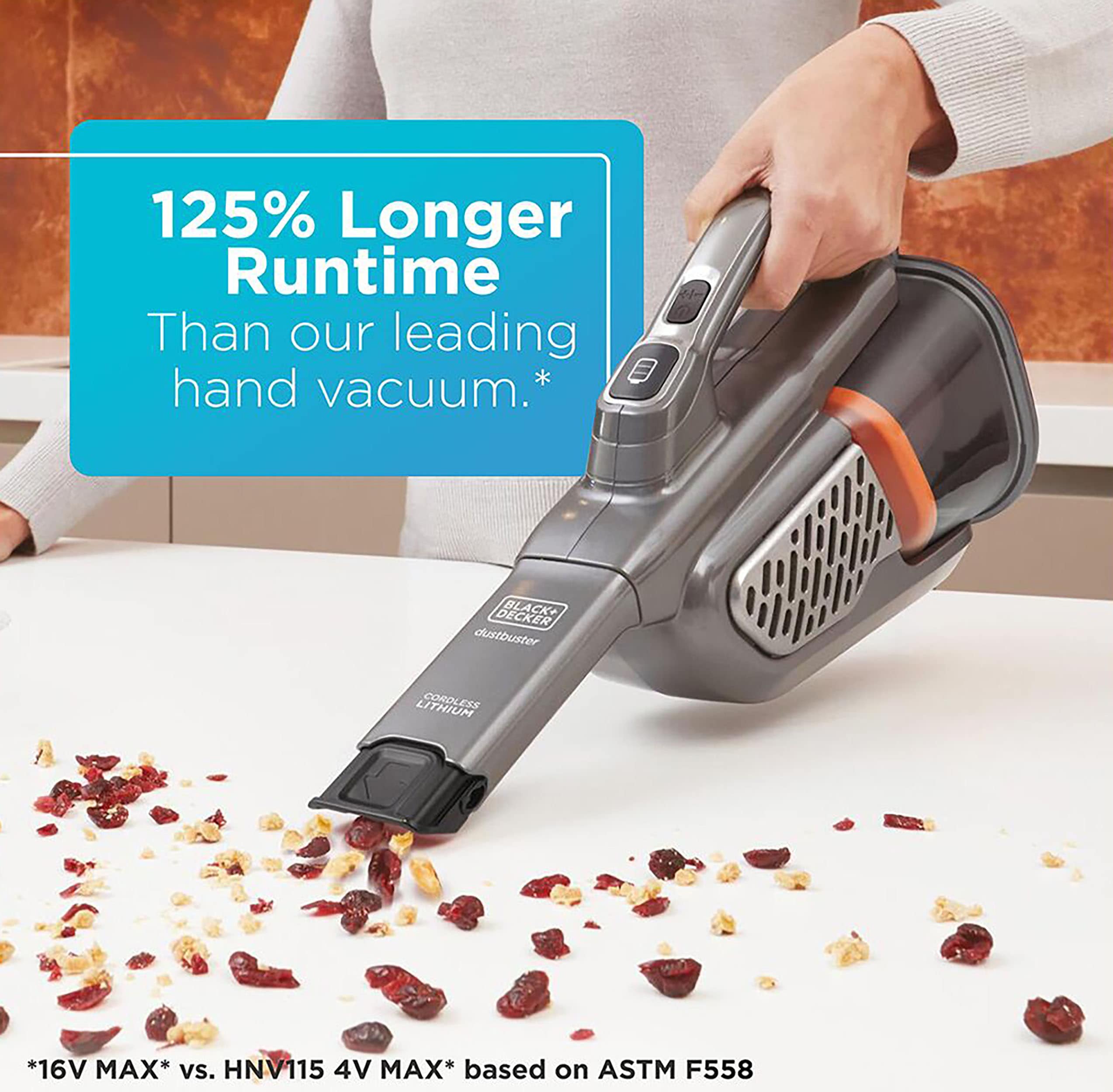12V Max* Handheld Vacuum Cordless, Dustbuster Advancedclean With Base  Charger