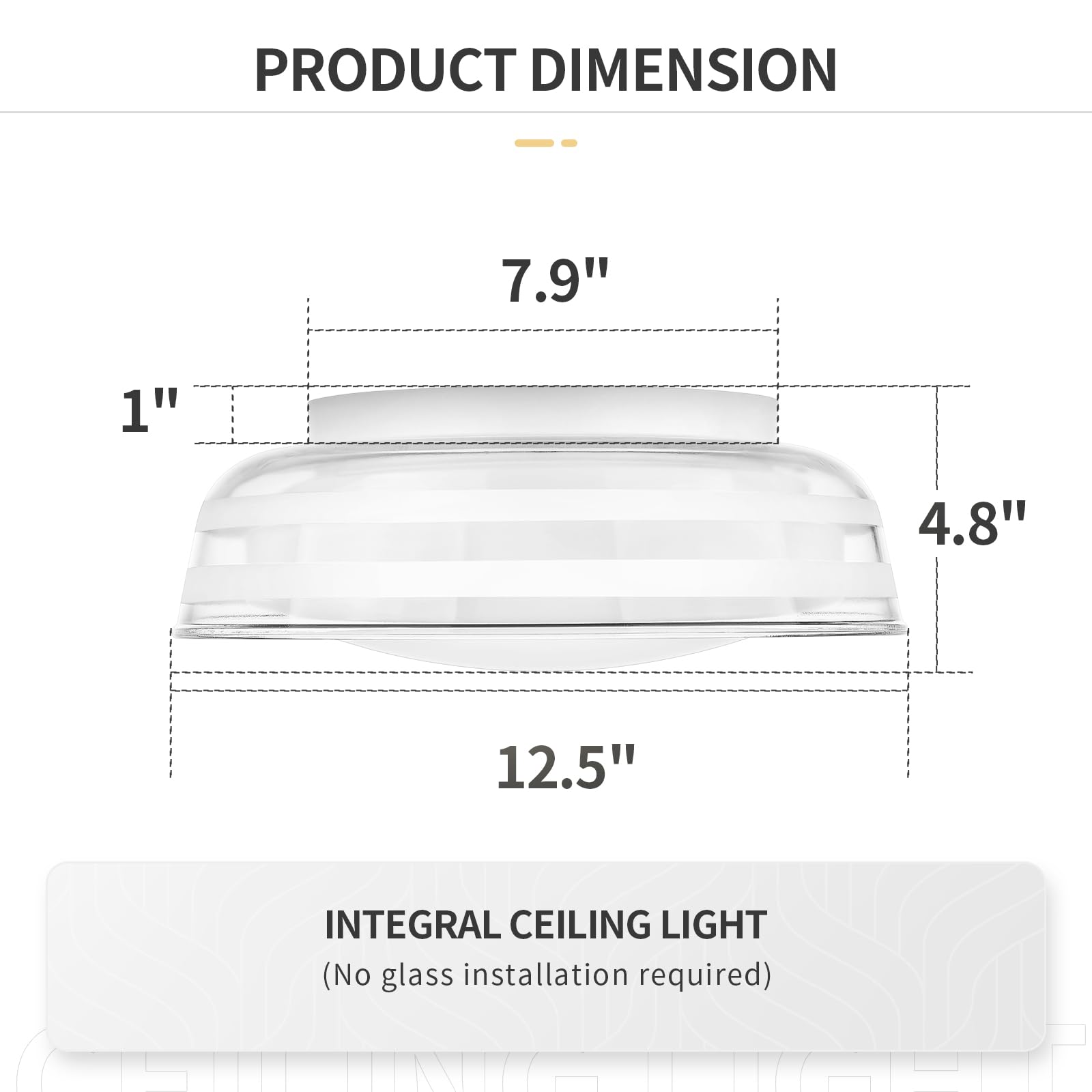 LTMATE LSZSL79F-LED WH flushmounts - View #2