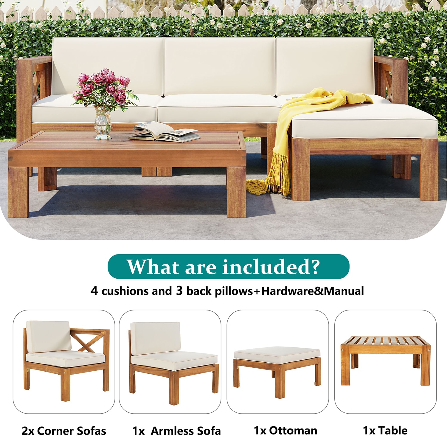SINOFURN SYB840058BK Patio-Sofas-Daybeds - View #6