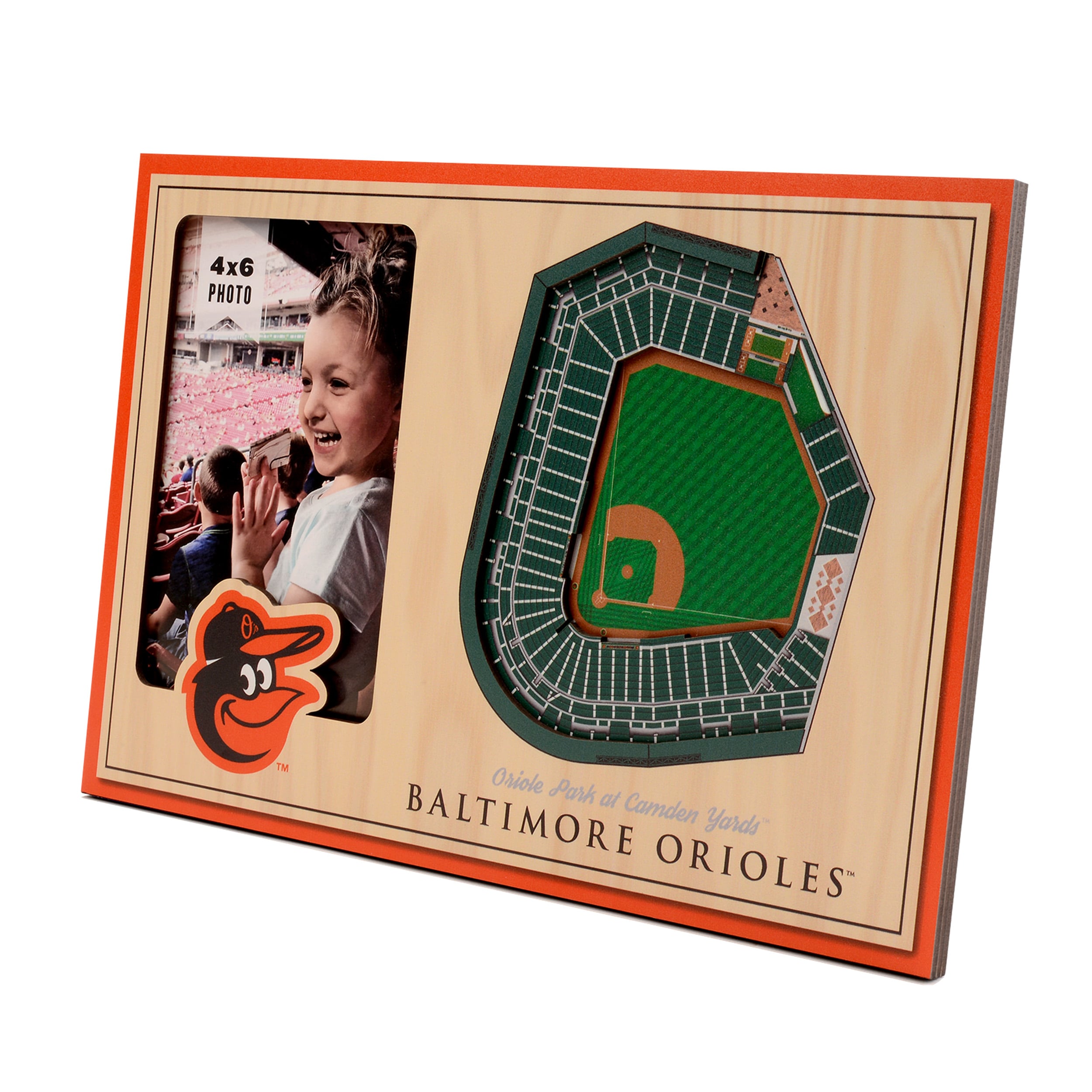 8 x 32 MLB Baltimore Orioles 3D Stadium Banner