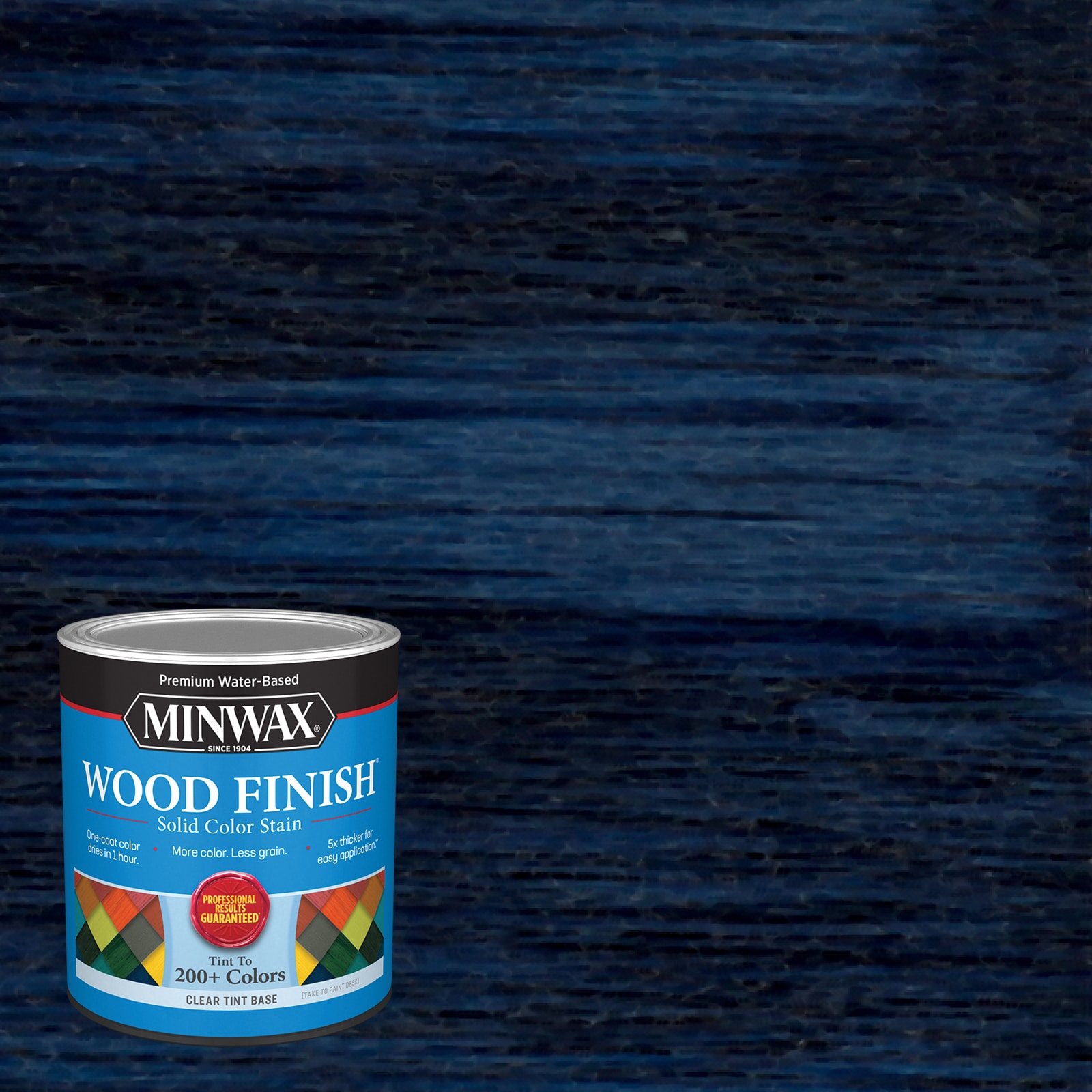 Minwax Wood Finish Water-Based Denim Blue Mw1070 Solid Interior Stain  (1-Quart) in the Interior Stains department at