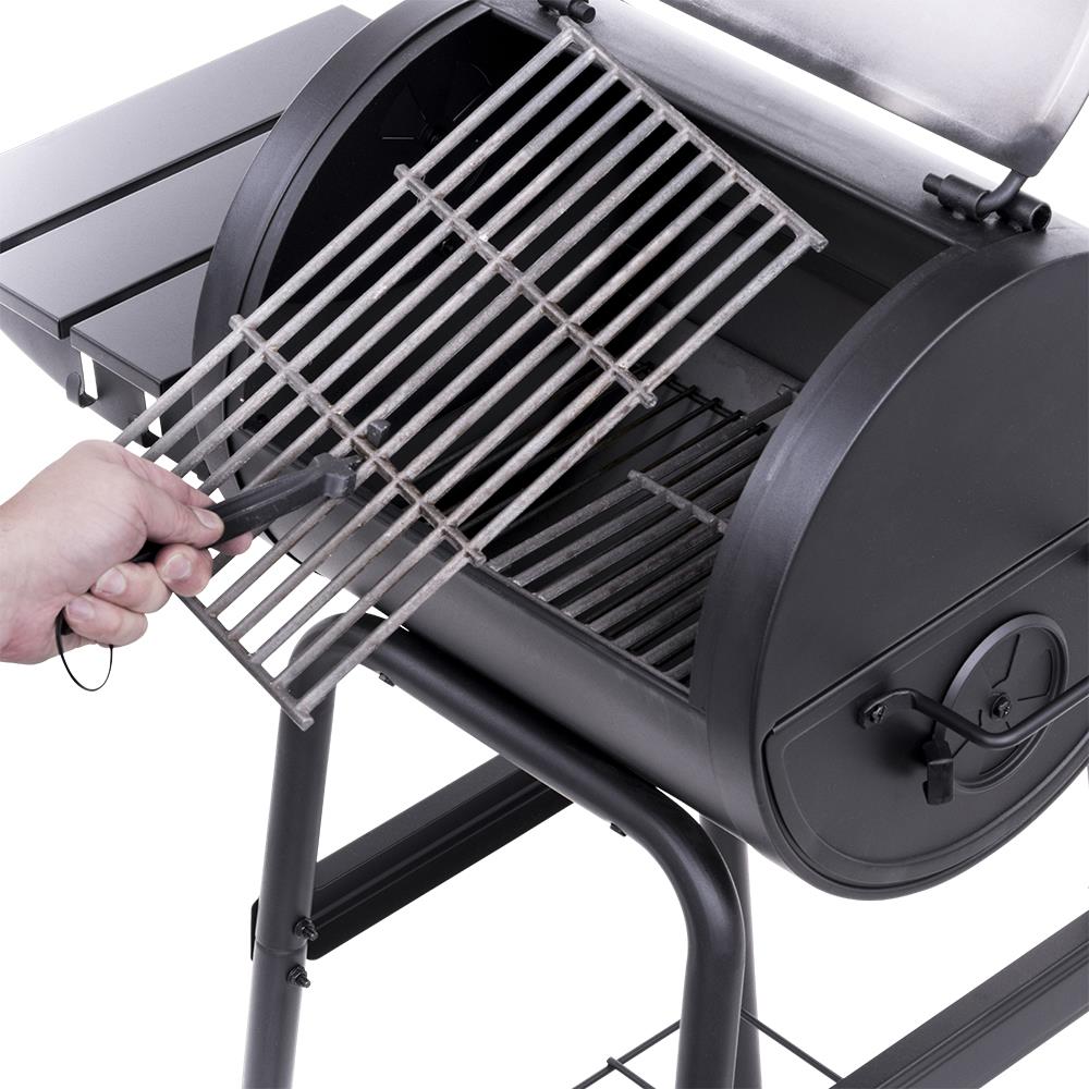 Char Broil American Gourmet 18 in W Black Barrel Charcoal Grill at