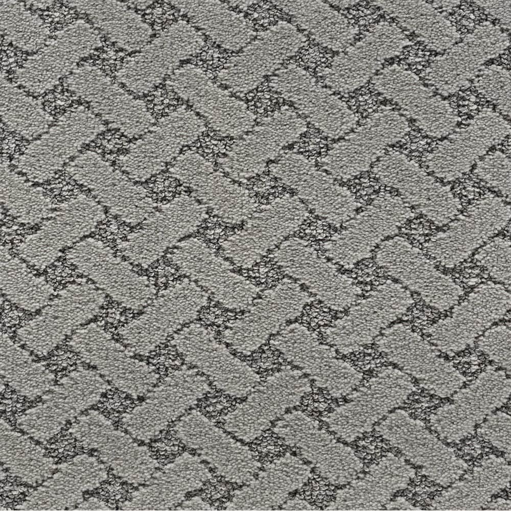 STAINMASTER STP63-L006-0808 (Sample) Mellow Step Shilling Gray 38-oz sq yard Polyester Pattern Indoor Carpet