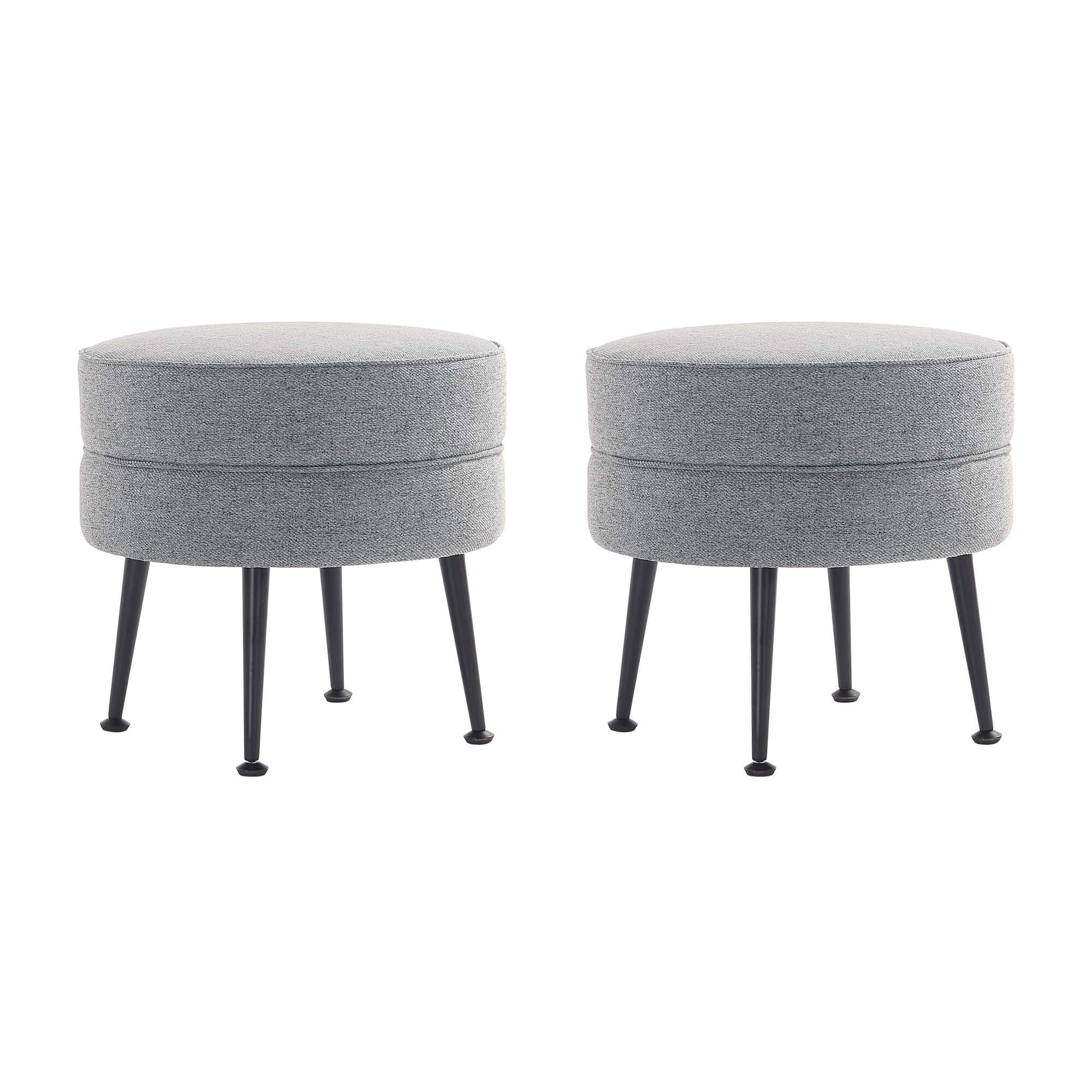 Manhattan Comfort 2-OT003-GYB Indoor-Ottomans - View #2