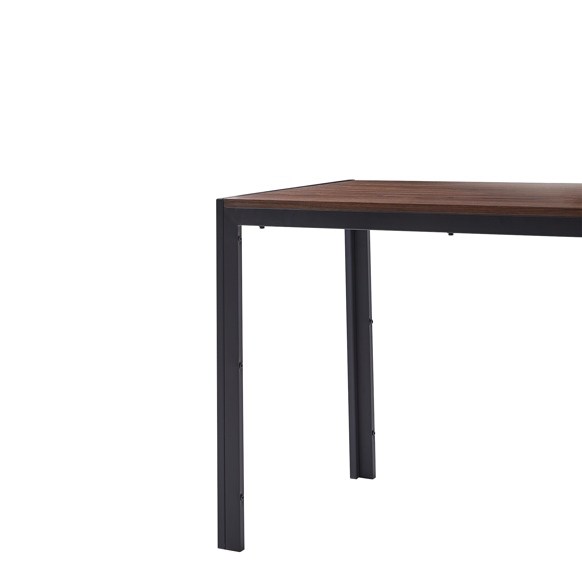 Sumyeg Walnut Dining Table Walnut Contemporary/Modern Dining Table, Mdf ...