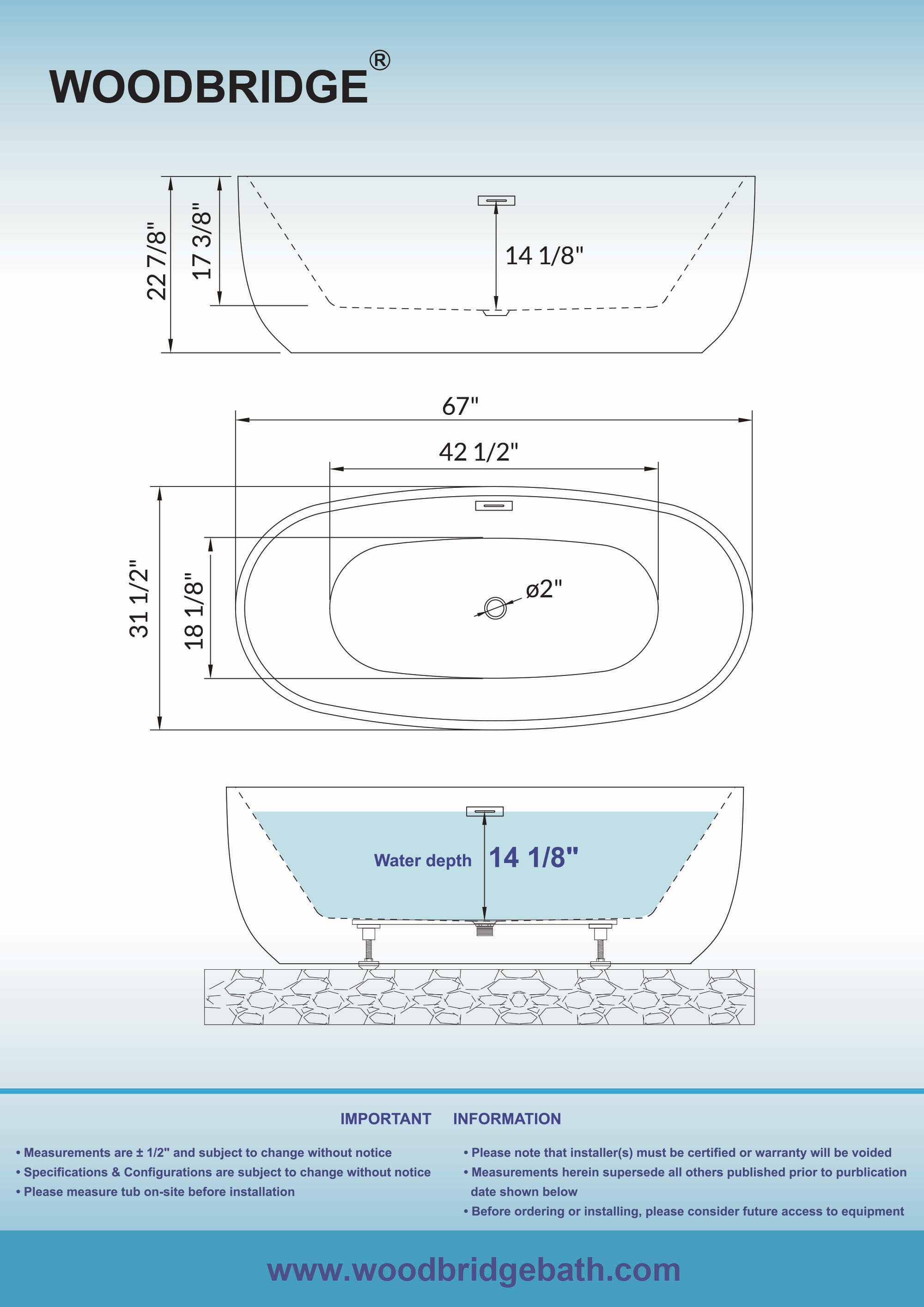 Woodbridge LB160 bathtubs - View #9