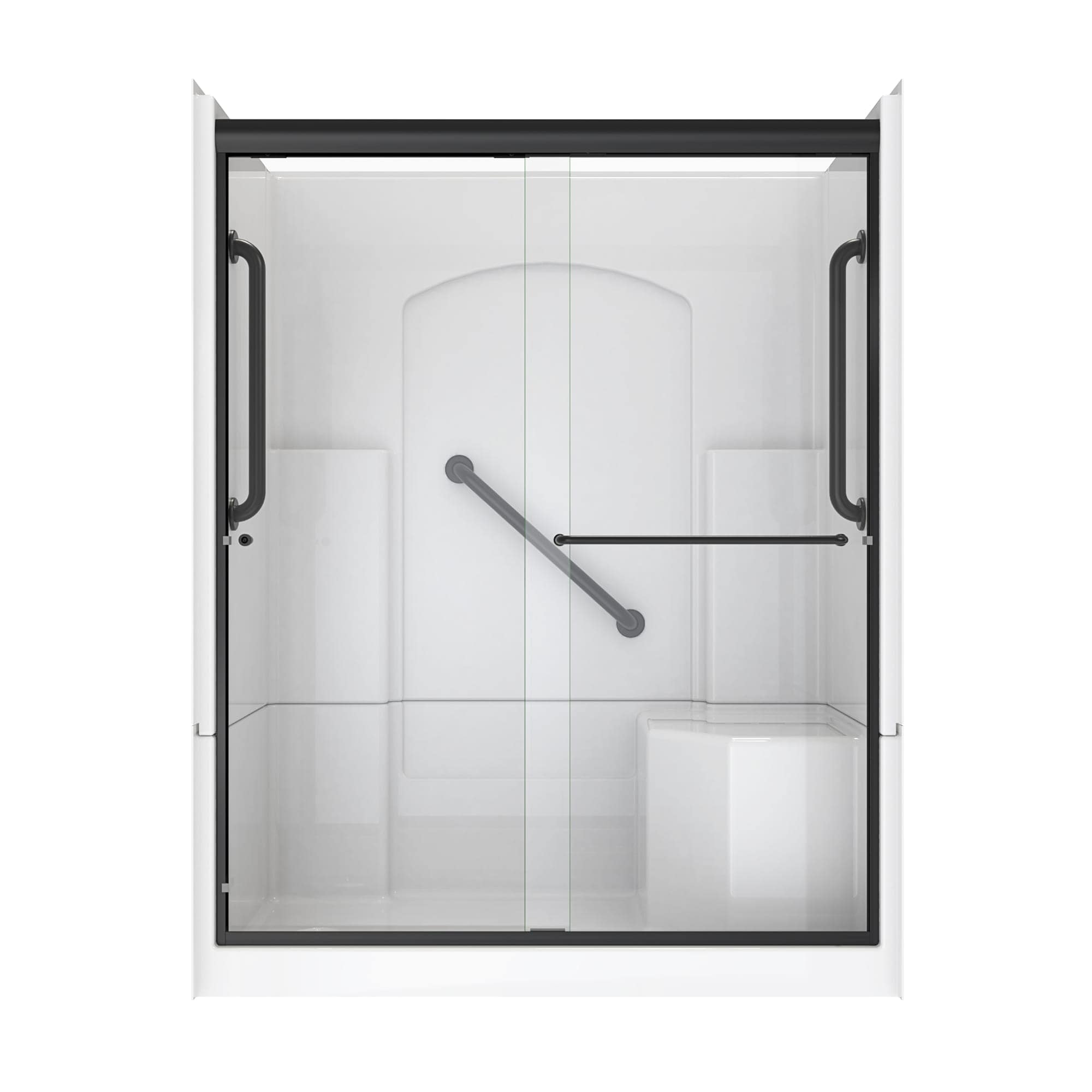 Laurel Mountain L3260SH1S4PRWM1 Alcove-Shower-Kit - View #2