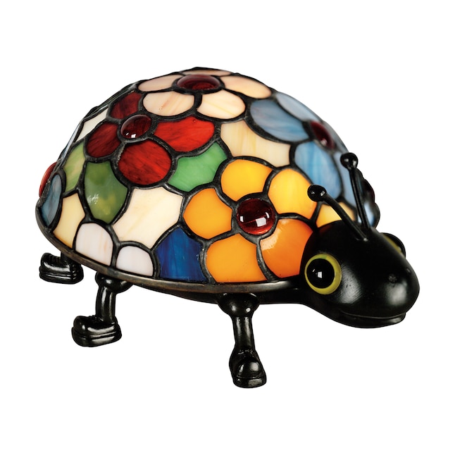 Quoizel Multicolored Table Lamp, Turtle Table Lamp Vintage Style