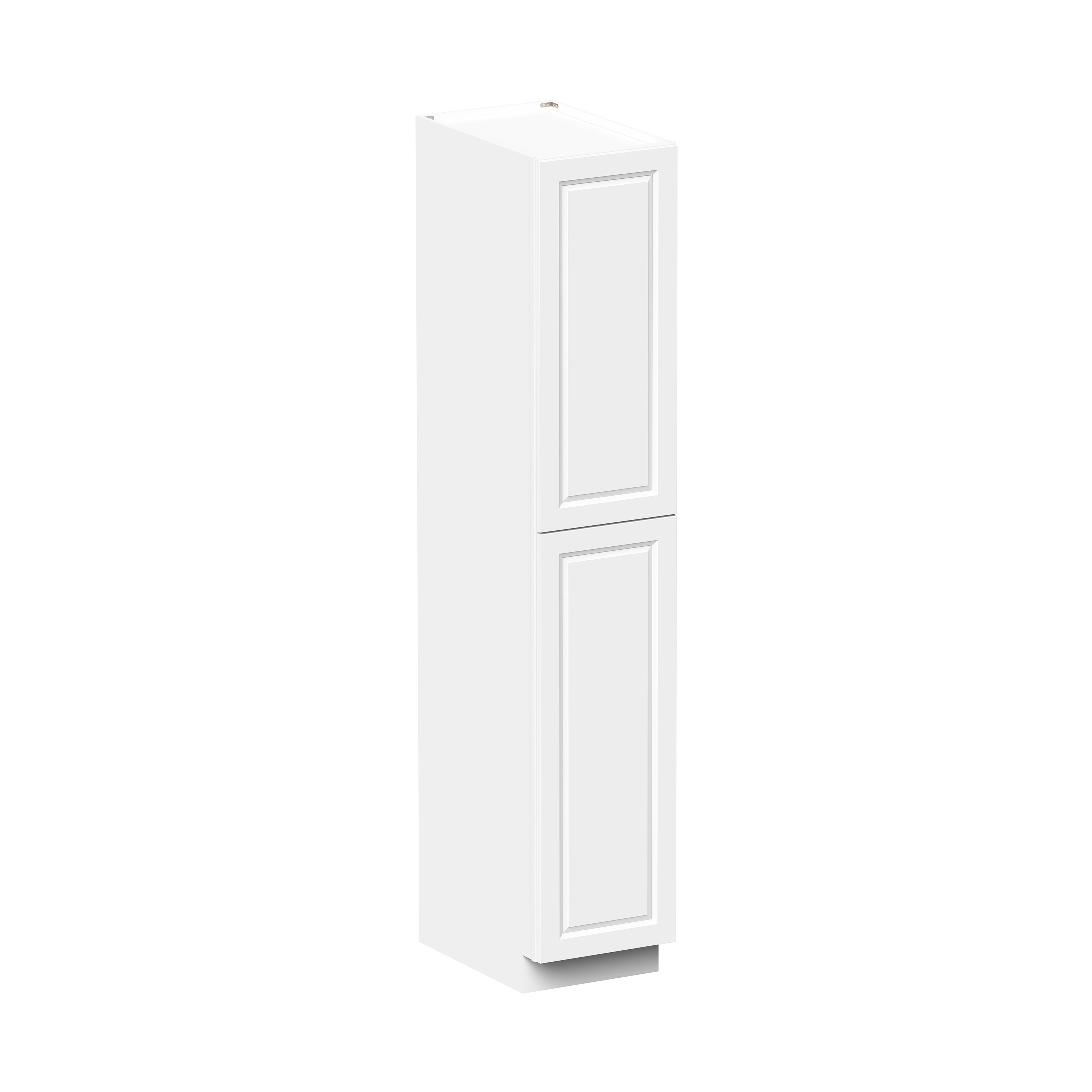 CASAINC 18 in. W x 27 in. D x 96 in. H Plywood Ready to Assemble Tall Pantry Kitchen Cabinet in Glacier White with Full Door