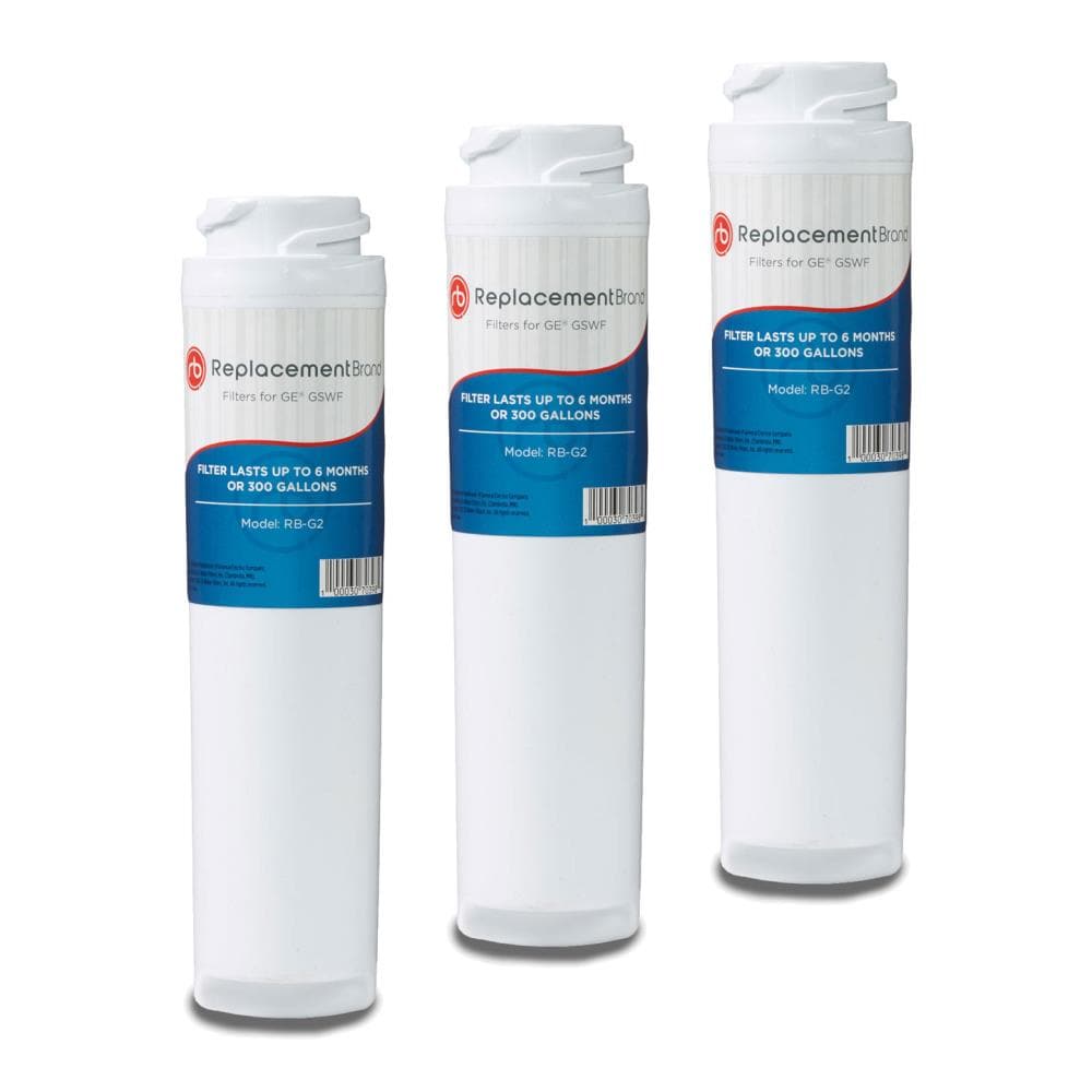 ReplacementBrand Twistin Refrigerator Water Filter GSWF 3Pack in the