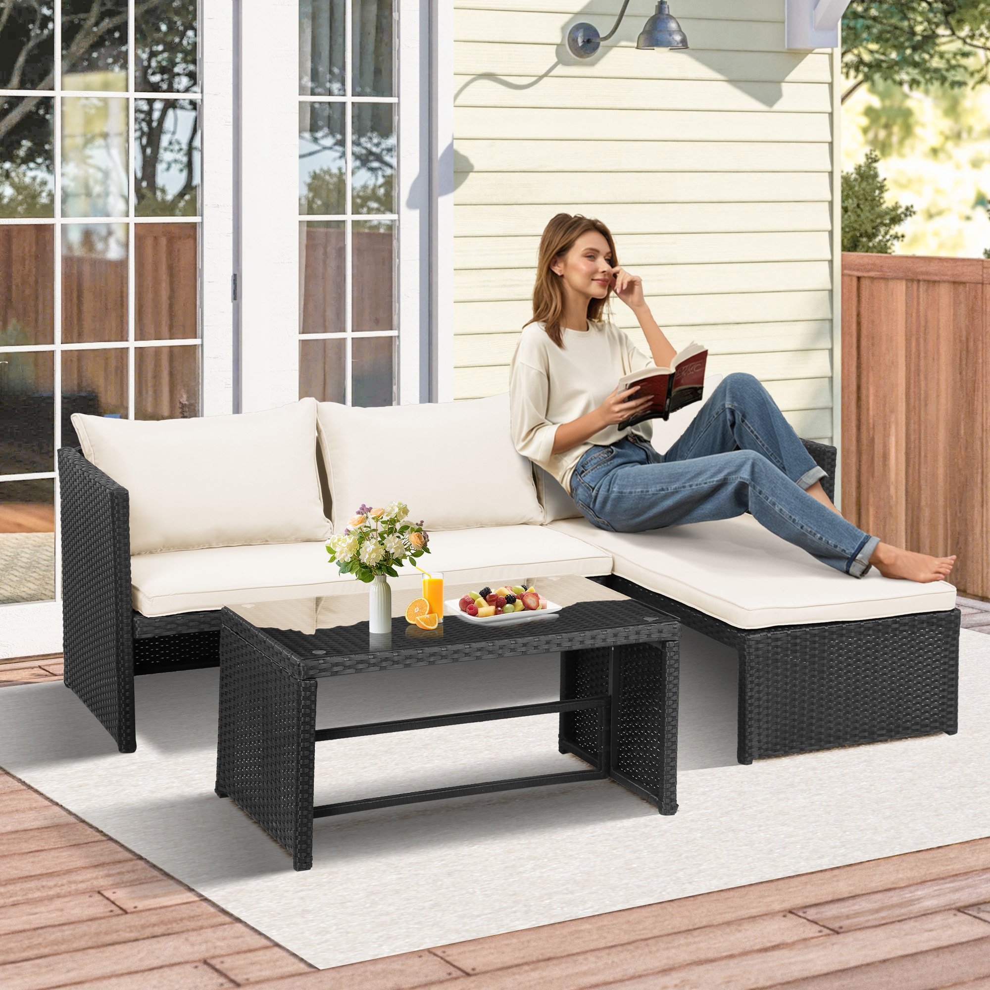Grearden LANC-023-BG Patio-Conversation-Sets - View #3
