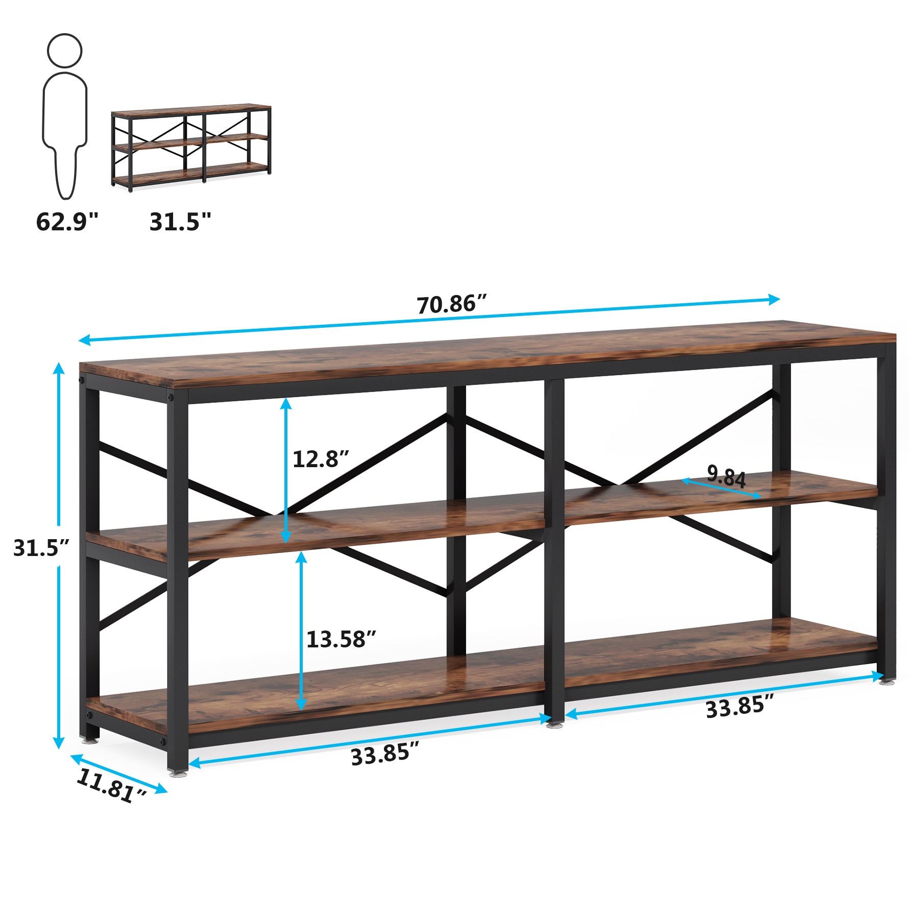 Fnova LWTJ-J0105X Console-Sofa-Tables - View #3