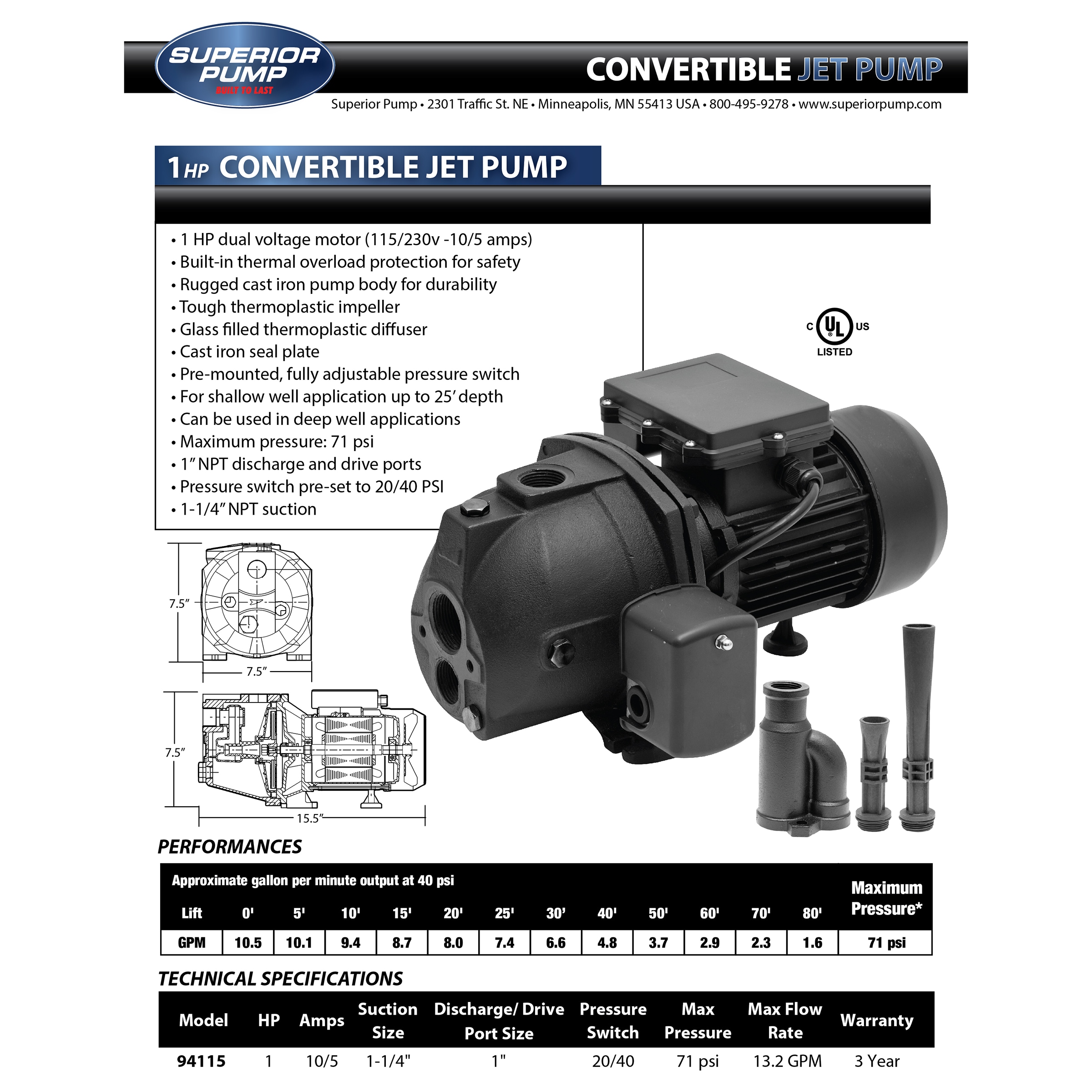 Superior Pump 94115 pumps - View #10
