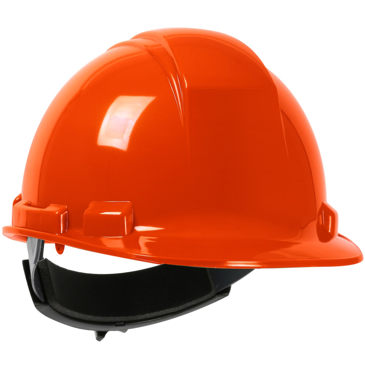 Dynamic 280-HP241R-31 Whistler Quick Adjusting Ratchet Type I Class E Orange Hard Hat