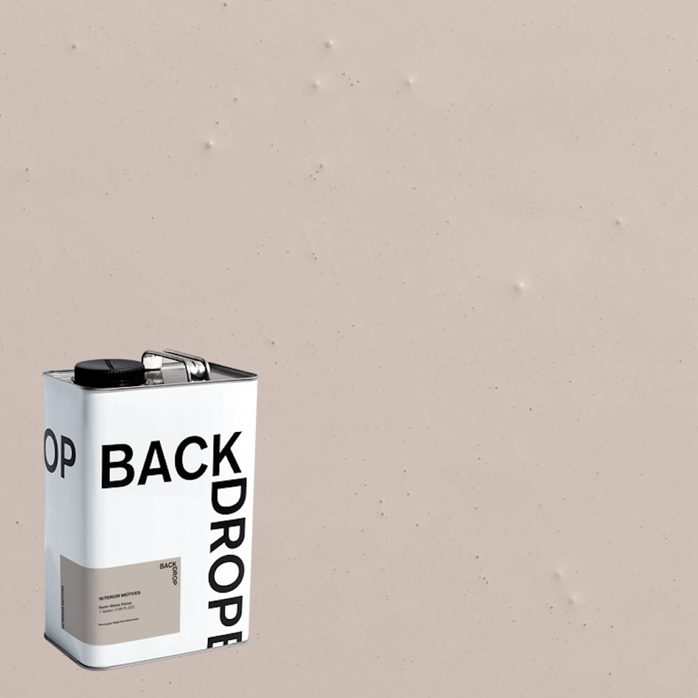 BACKDROP BD255305202 Semi-gloss INTERIOR MOTIVES Warm gray-beige that skews taupe Enamel ( Half-gallon )