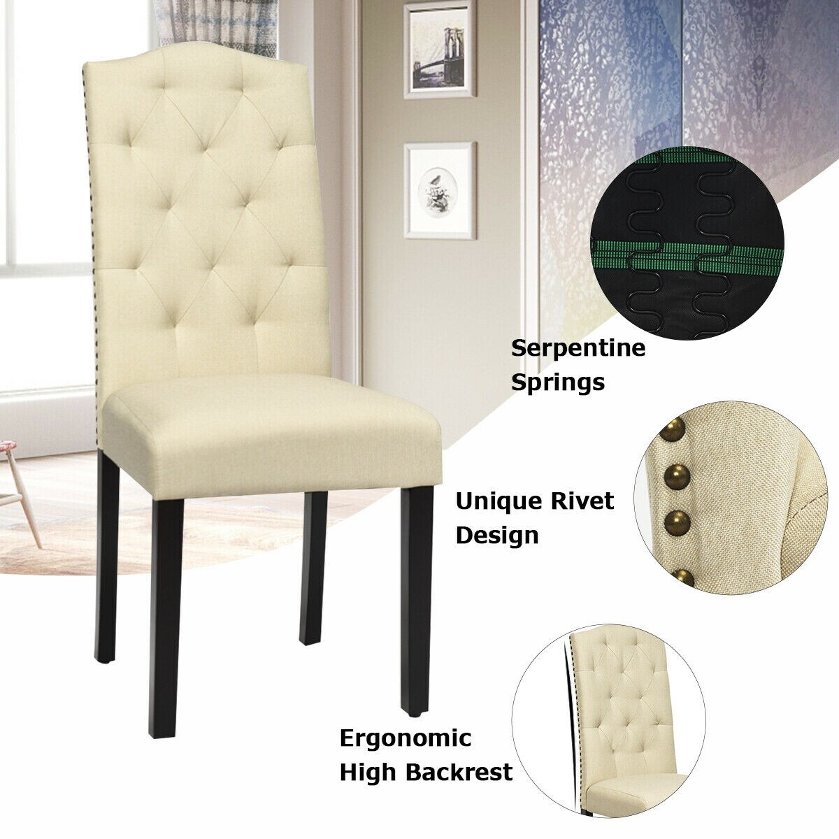 CASAINC WF-HW65994BE-2-LA chairs - View #3