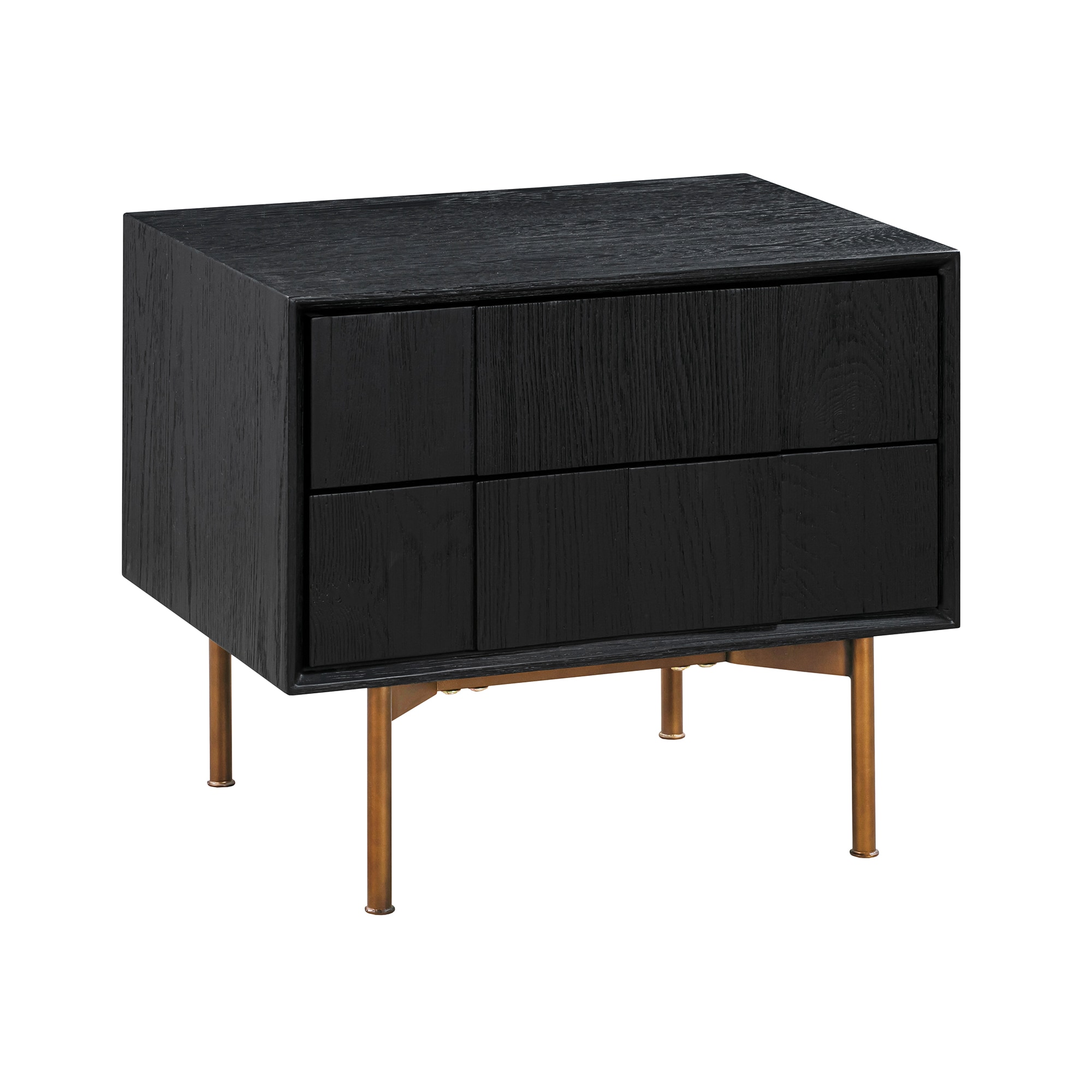 Armen Living LCCFLABL nightstands - View #2