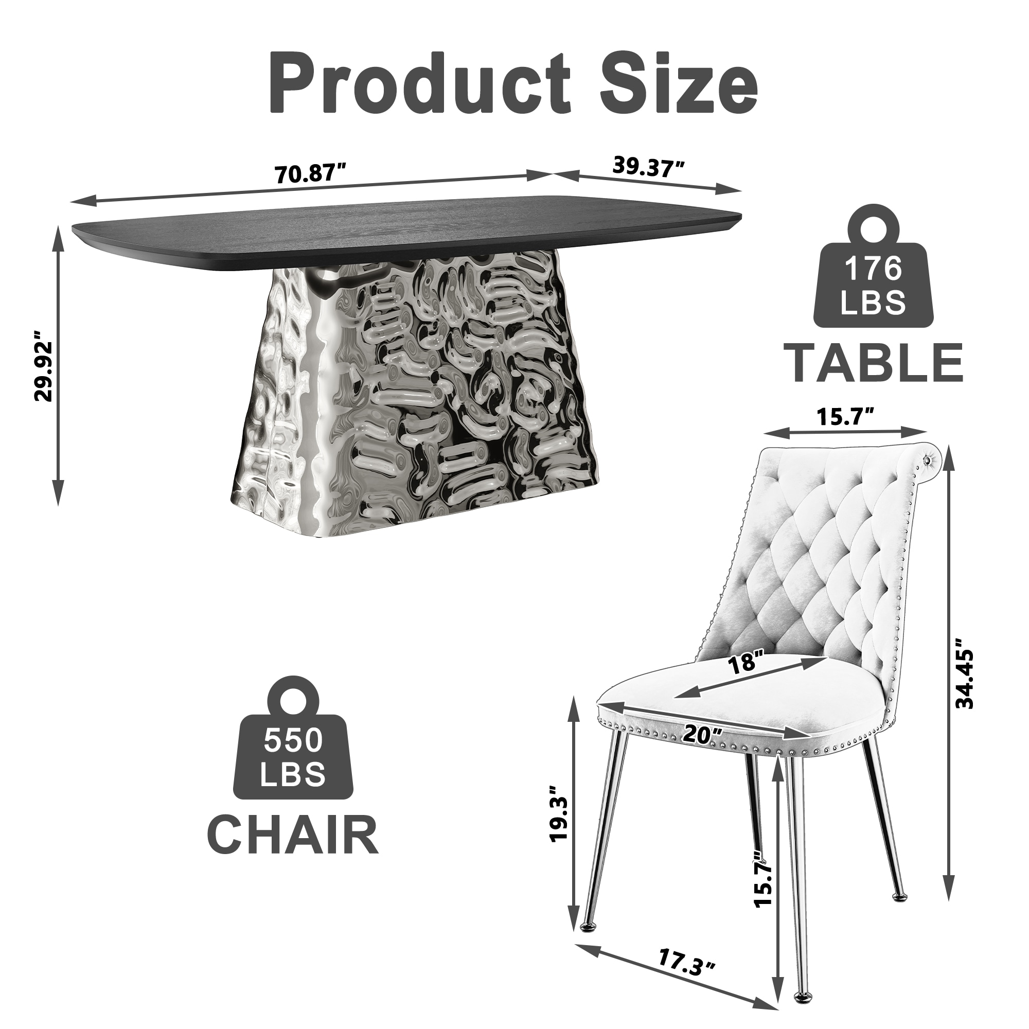 Clihome CL-1676D703OG Dining-Sets - View #6
