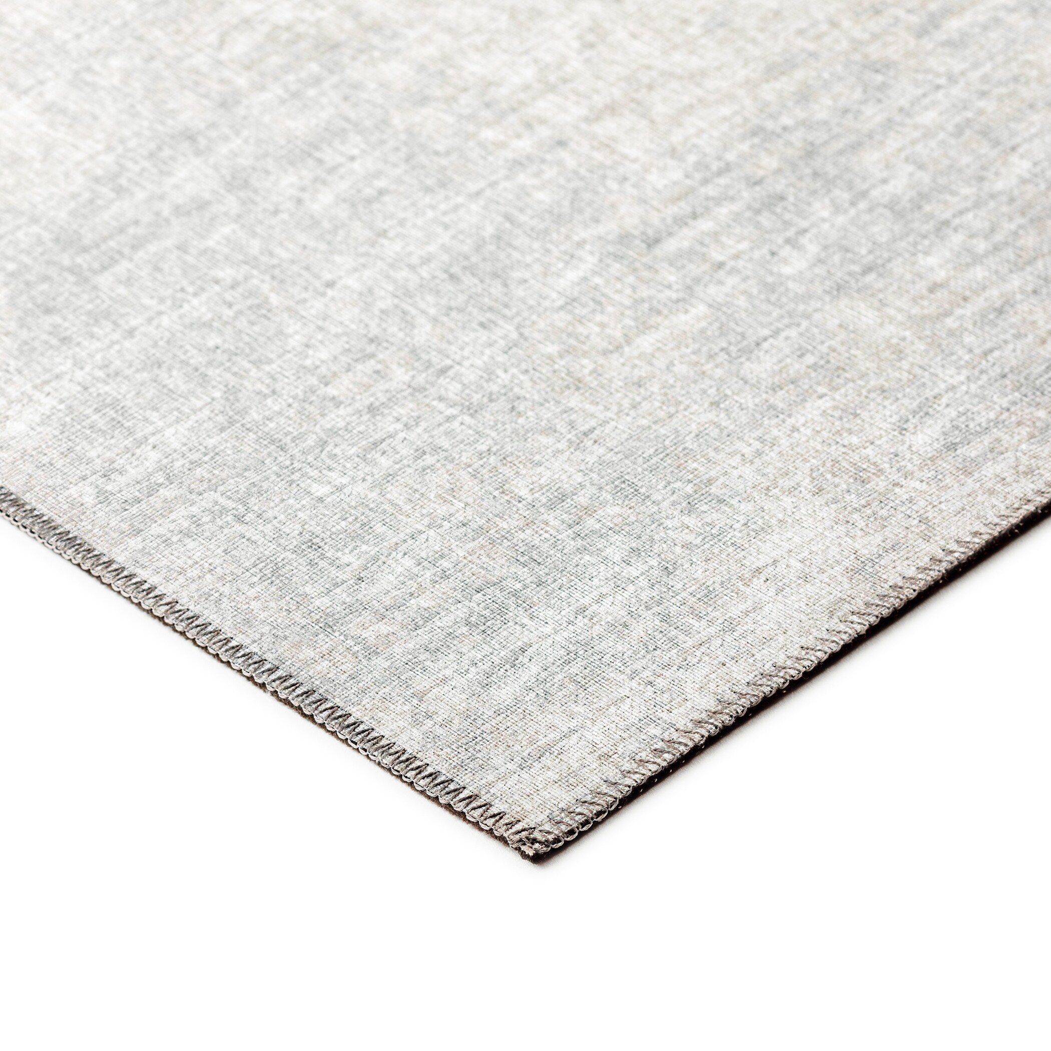 Rylee Gray Flat Woven Washable 8' x 10' Area Rug