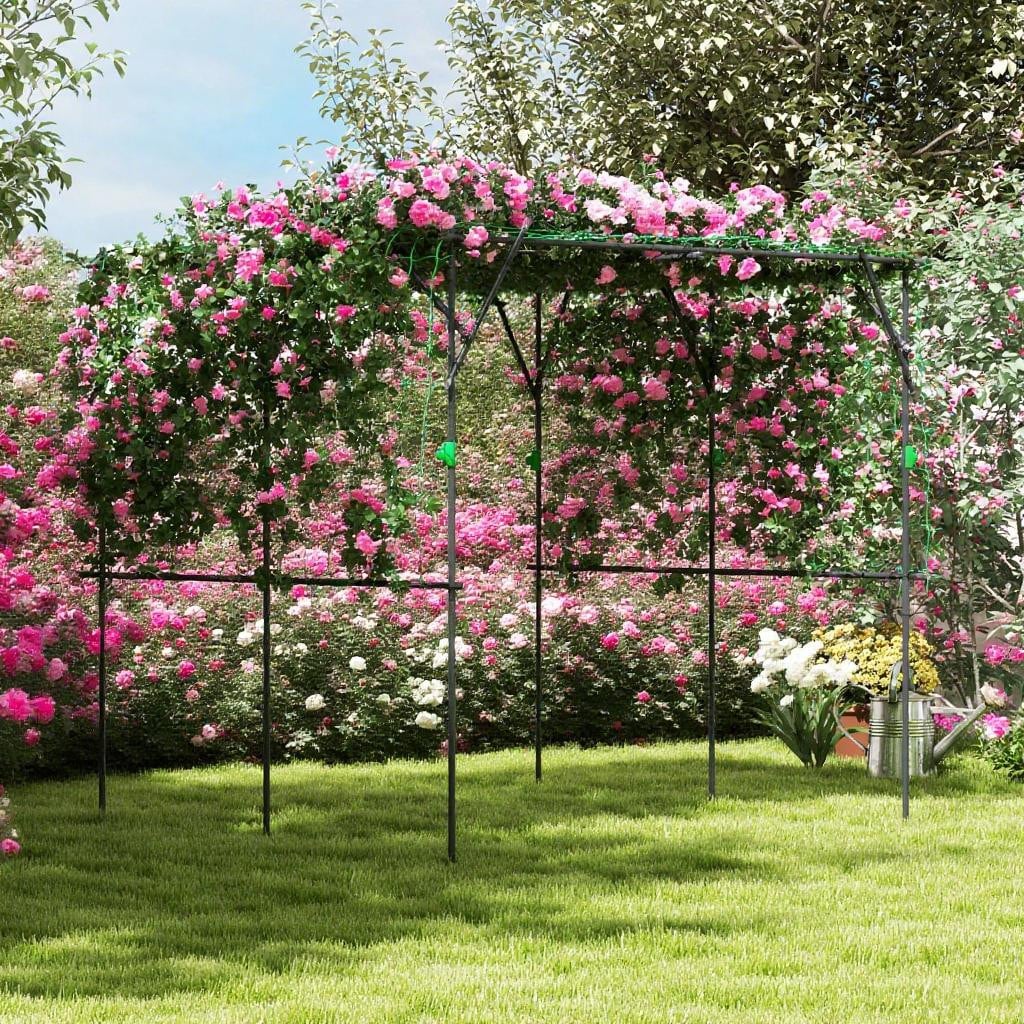 Wooakway Garden Arch Trellis Metal Plant Trellis Support with Climbing ...