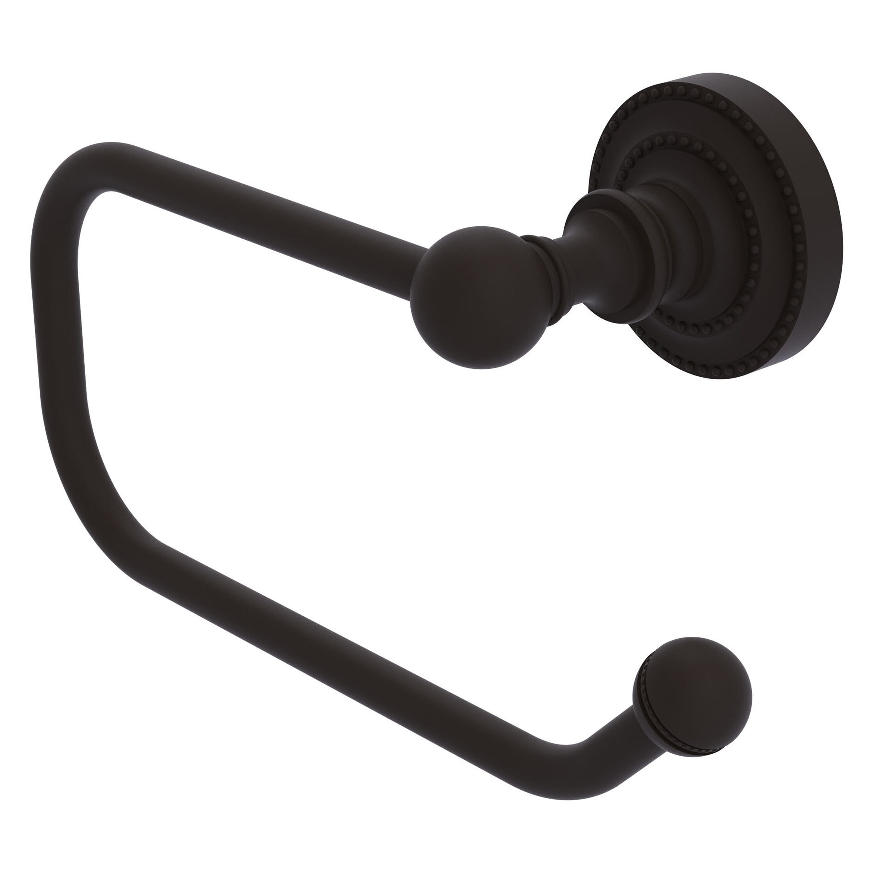 Allied Brass DT-24E-ORB Dottingham Oil-rubbed Bronze Wall mount Single post Toilet Paper Holder 1 -Rolls with Storage