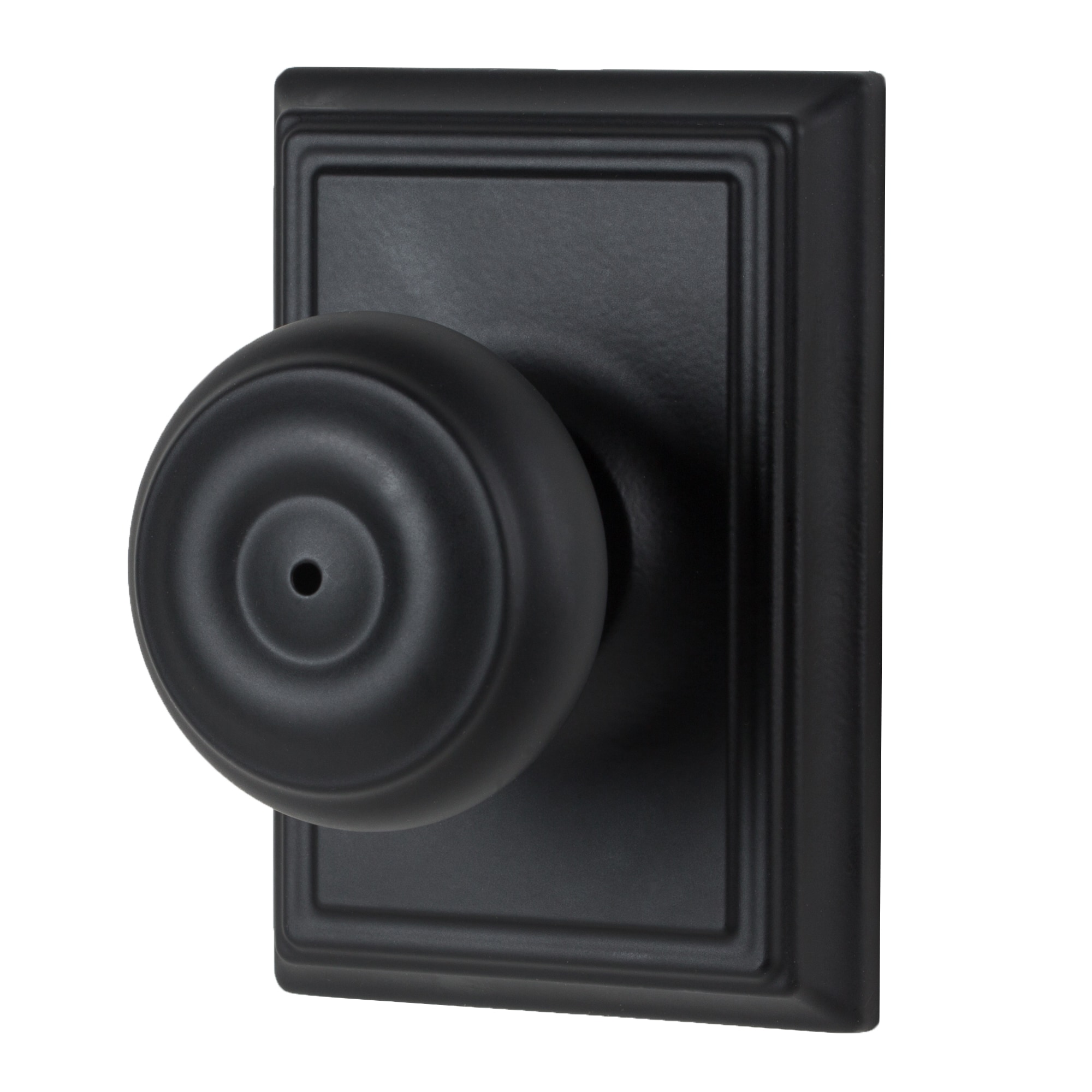 Schlage F40 BWE 622 Bowery Privacy Lock Knob, Matte Black, Door Knobs -   Canada