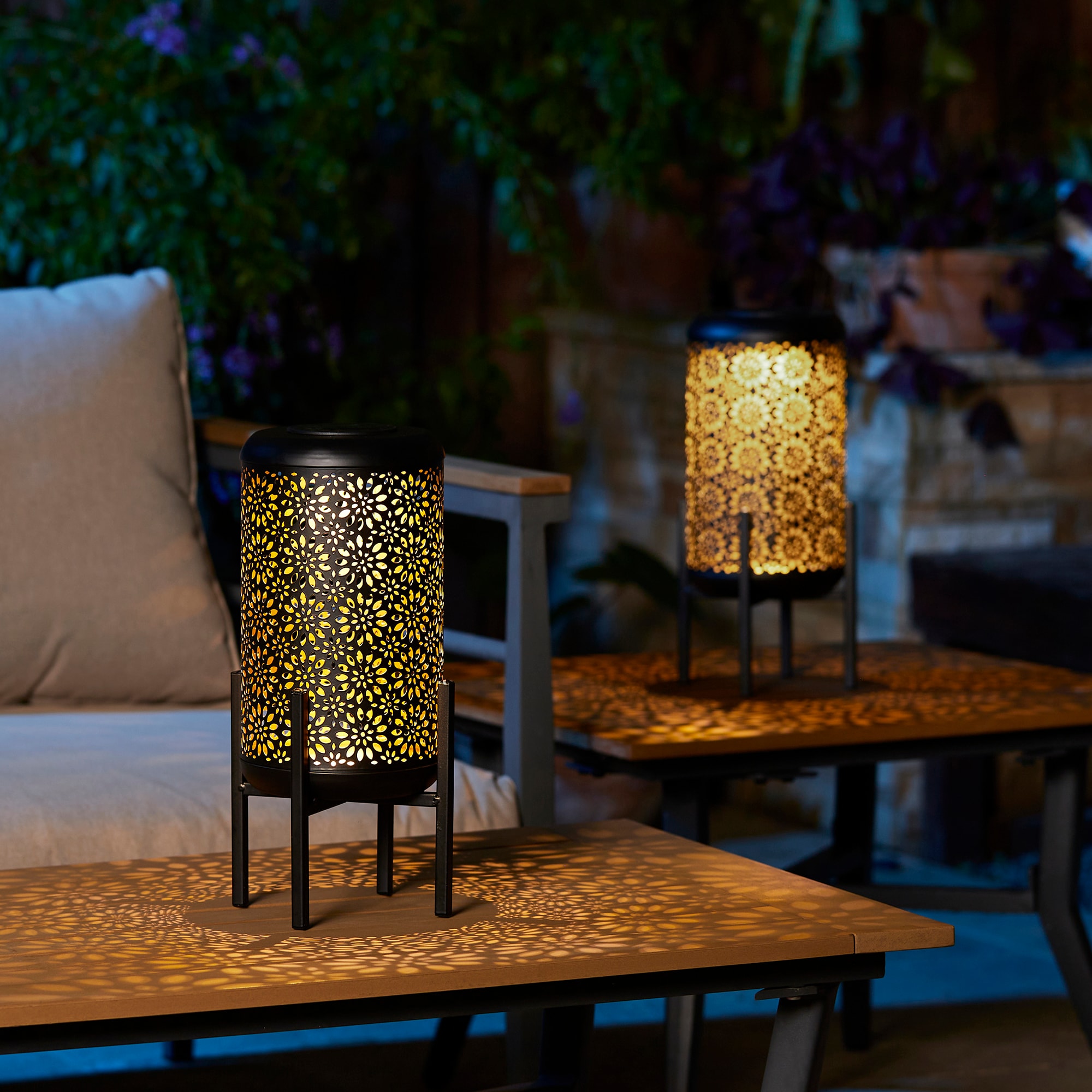 Glitzhome 2023300078 Outdoor-Decorative-Lanterns - View #3