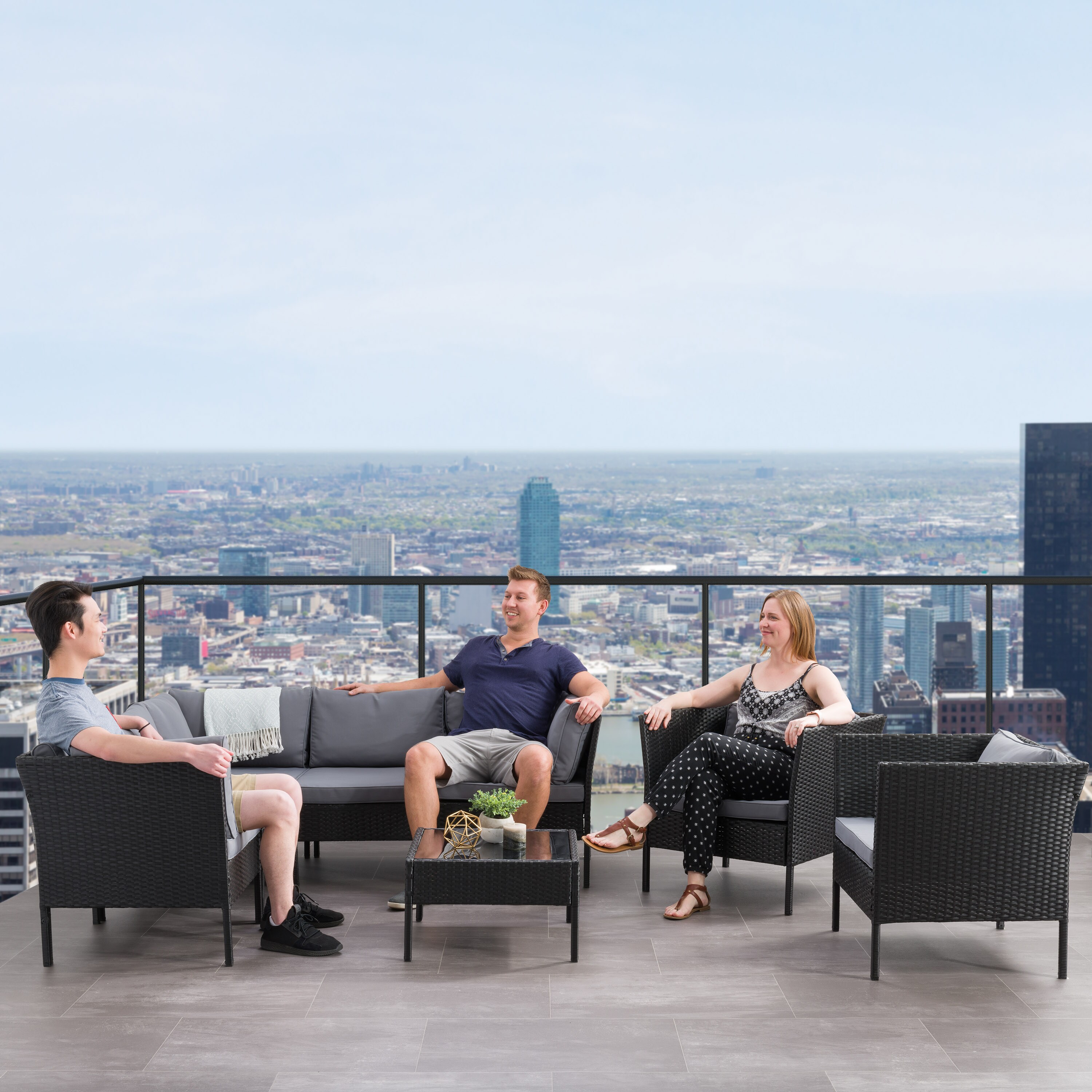 CorLiving PRK-600-Z2 Patio-Conversation-Sets - View #2