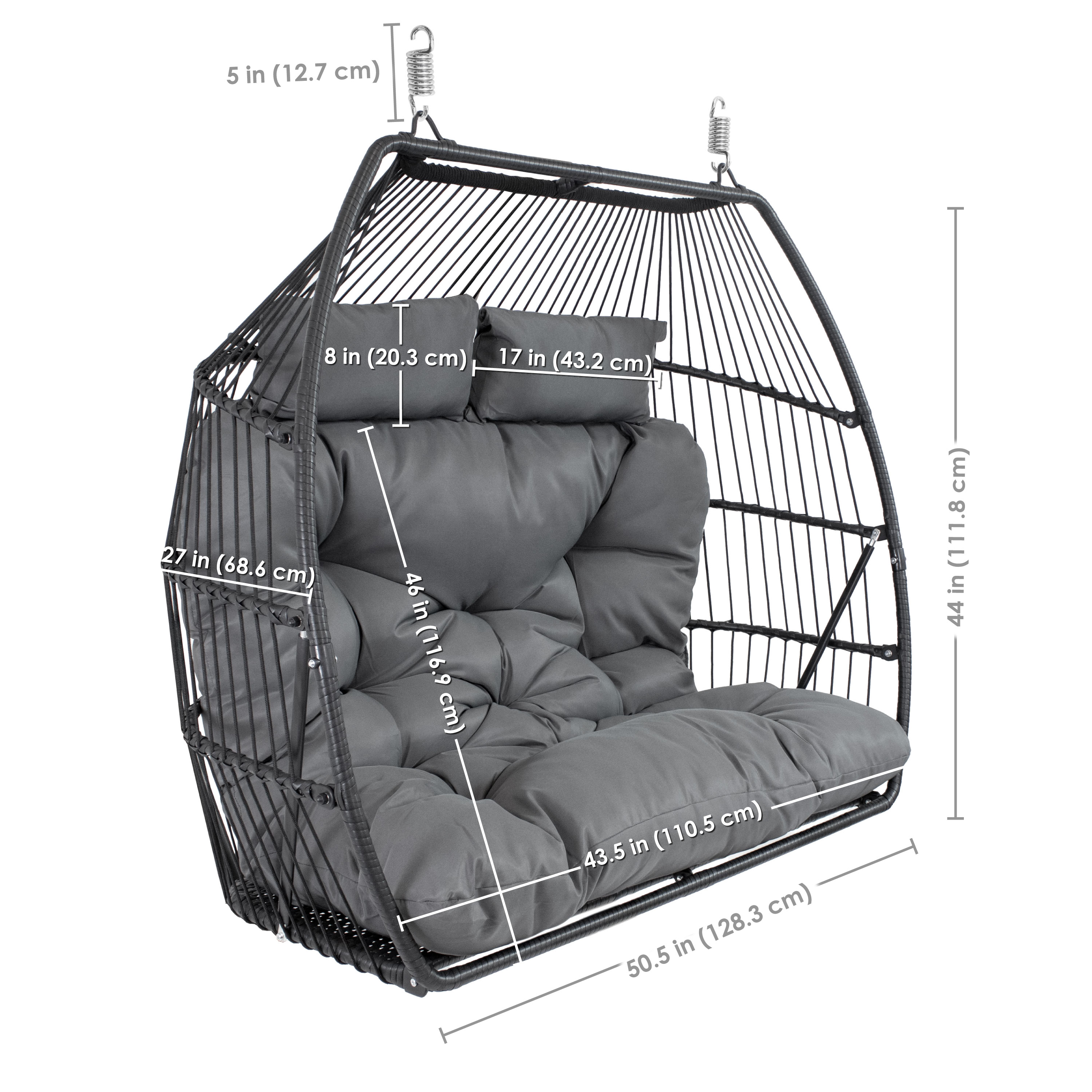 Sunnydaze Decor DL-851 Patio-Chairs - View #3