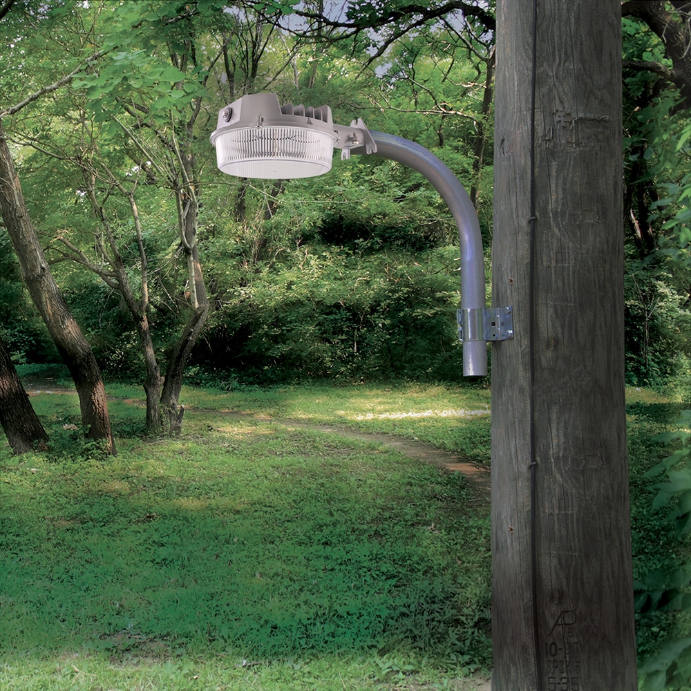 Gray Die-Cast Aluminum LED Outdoor Security Flood Light