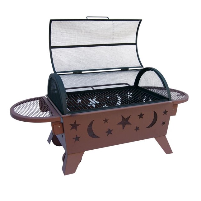 Wood Burning Fire Pits, Landmann Moon And Stars Fire Pit Cover