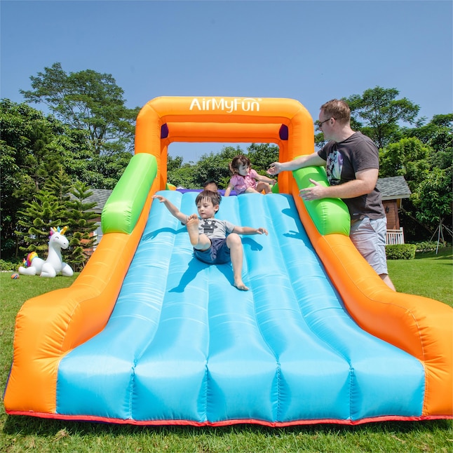 LTMATE JAZAVA 167-in x PVC Bounce House in the Bounce Houses department ...