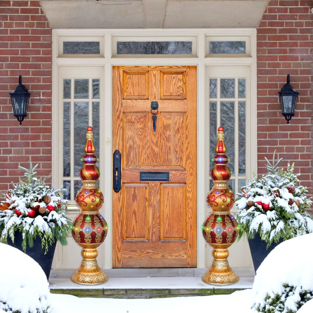 Fraser Hill Farm FFRS048-FIN5-RD Outdoor-Christmas-Decor - View #8