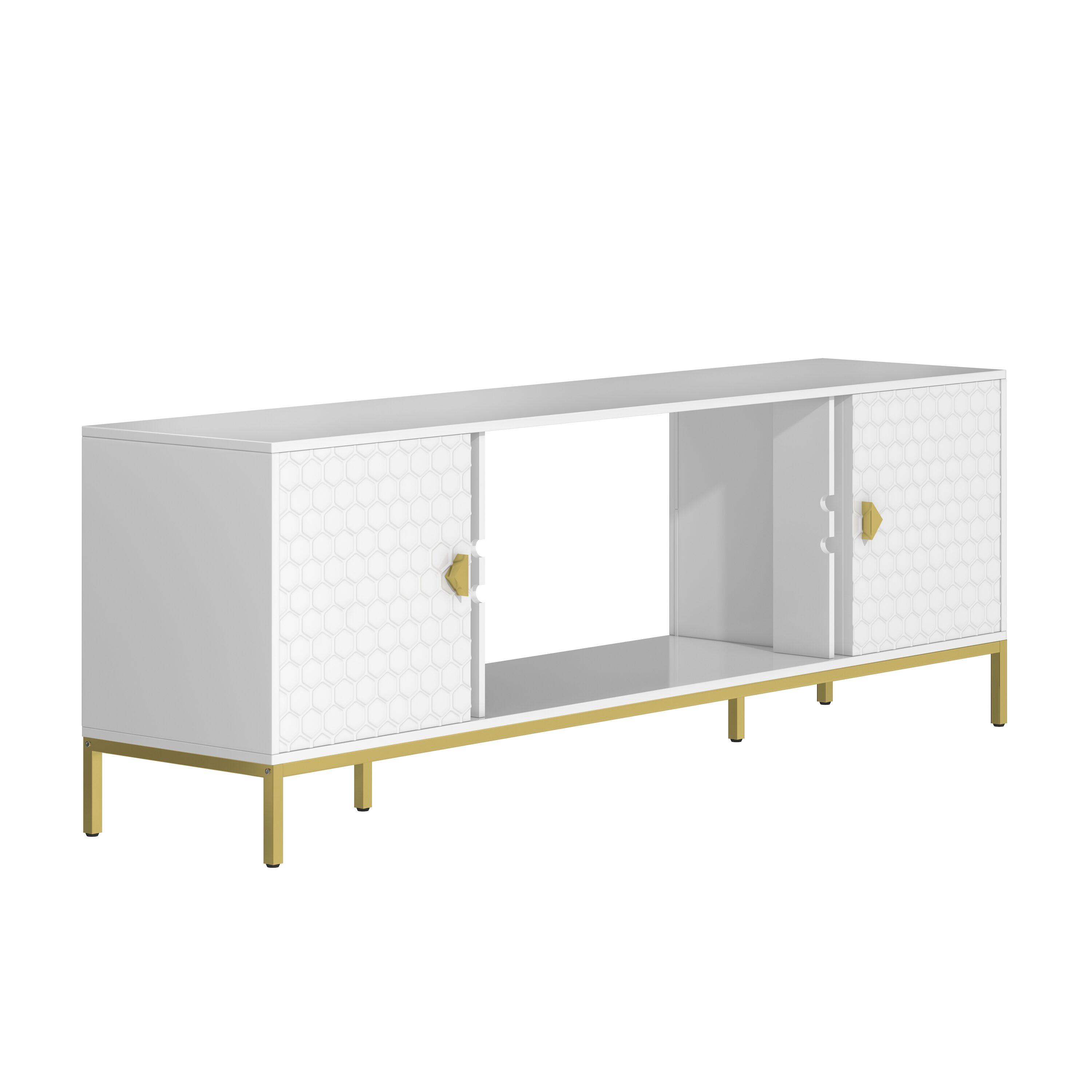 Clihome CL-TV01-WH-DSG Tv-Stands - View #3