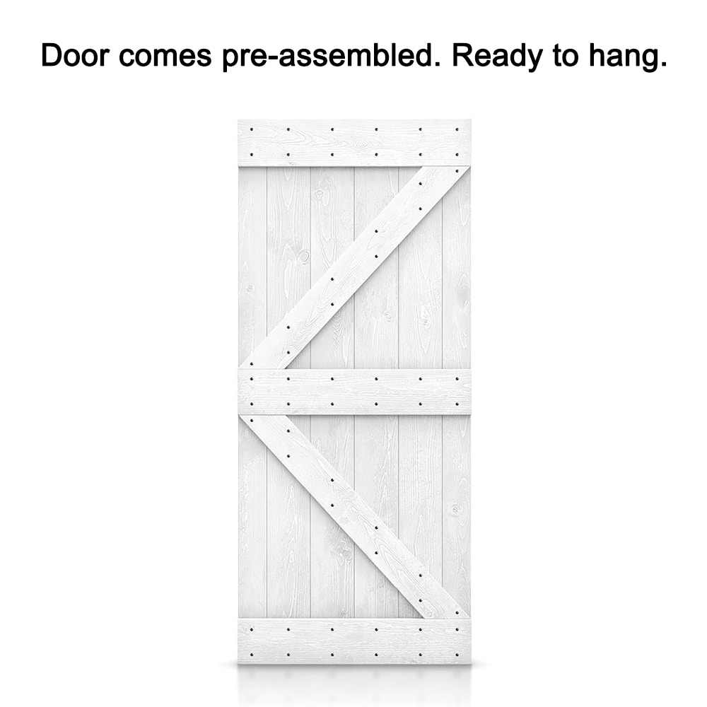 CALHOME DOOR-ASM-K36WT Barn-Doors - View #3