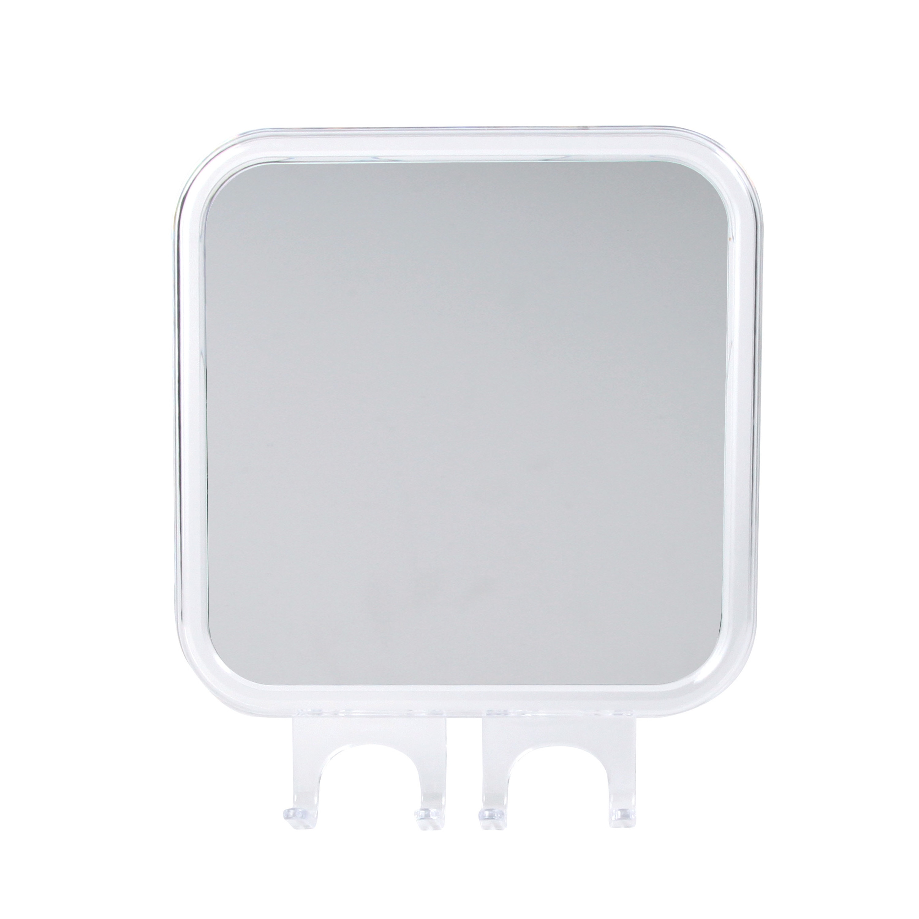 Kenney KN61553V2 6.5-Inches x 7.7-Inches Framed Square Fog Free Bathroom Vanity Mirror ( Clear )