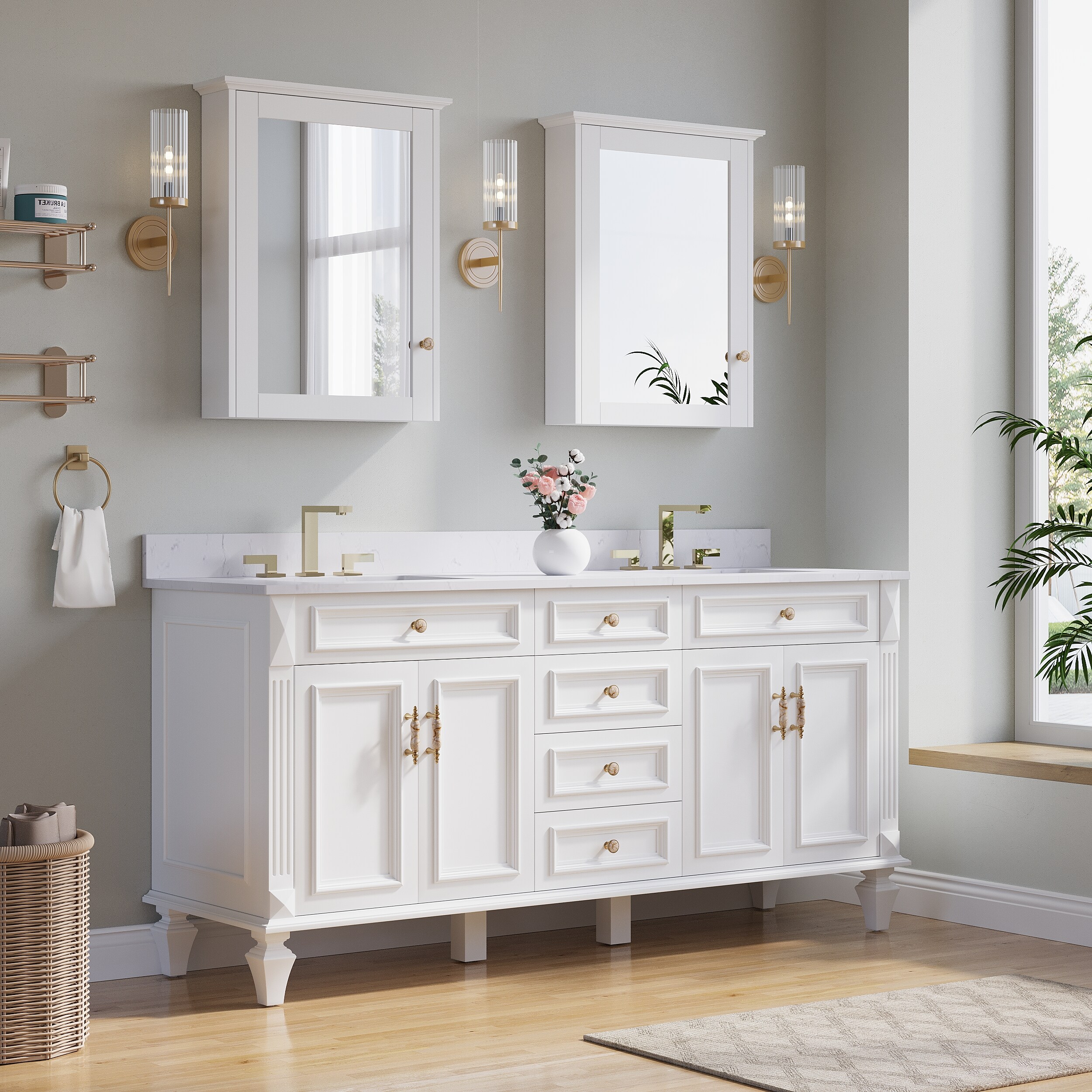 Forclover MF08-72WT2C Bath-Vanity-Combo - View #2