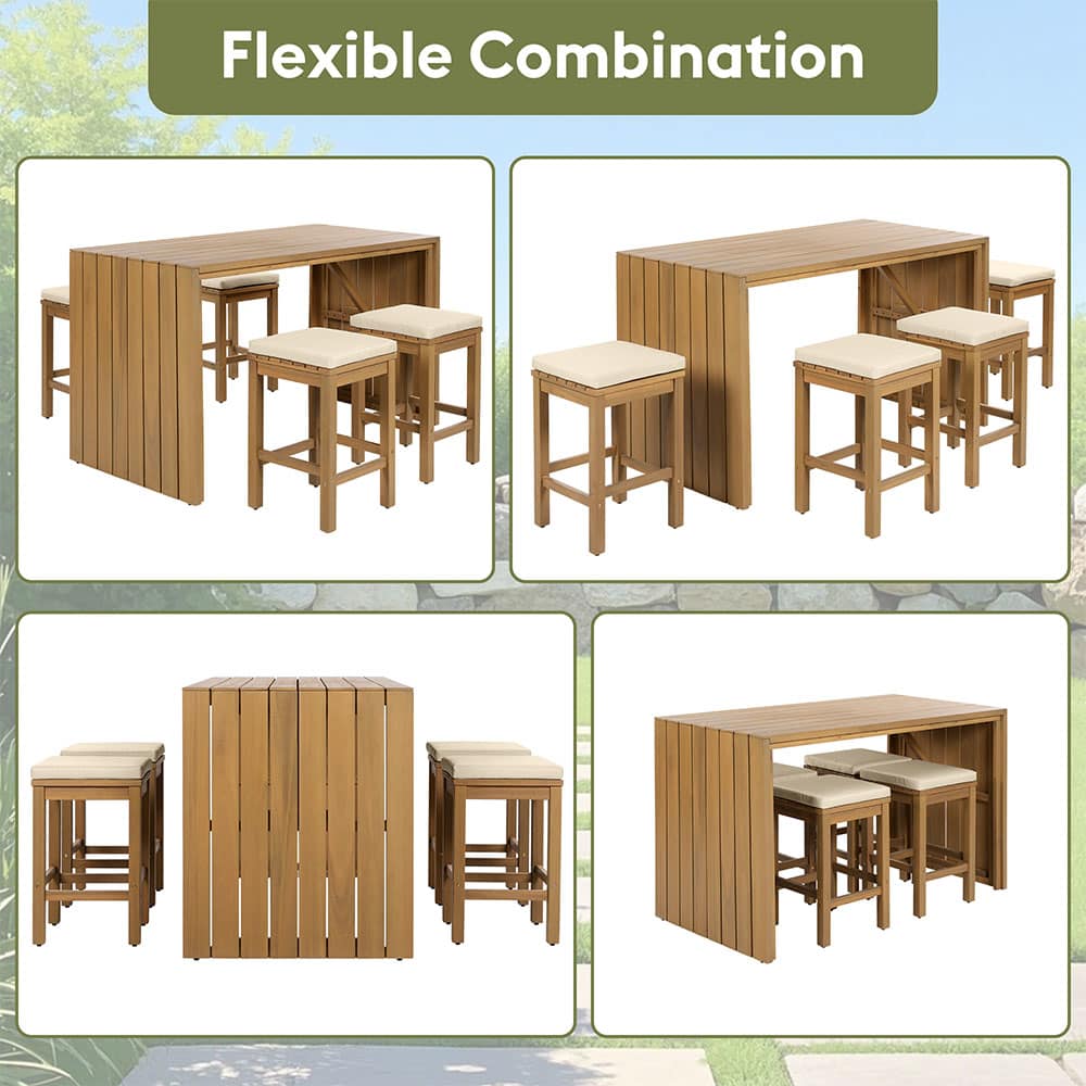 JUJABU OUTTAB-1 Patio-Dining-Sets - View #5