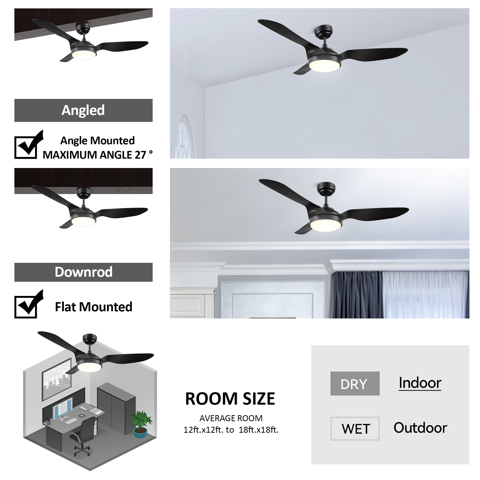 CARRO USA LS523F2-L12-B2-1 Ceiling-Fans - View #7