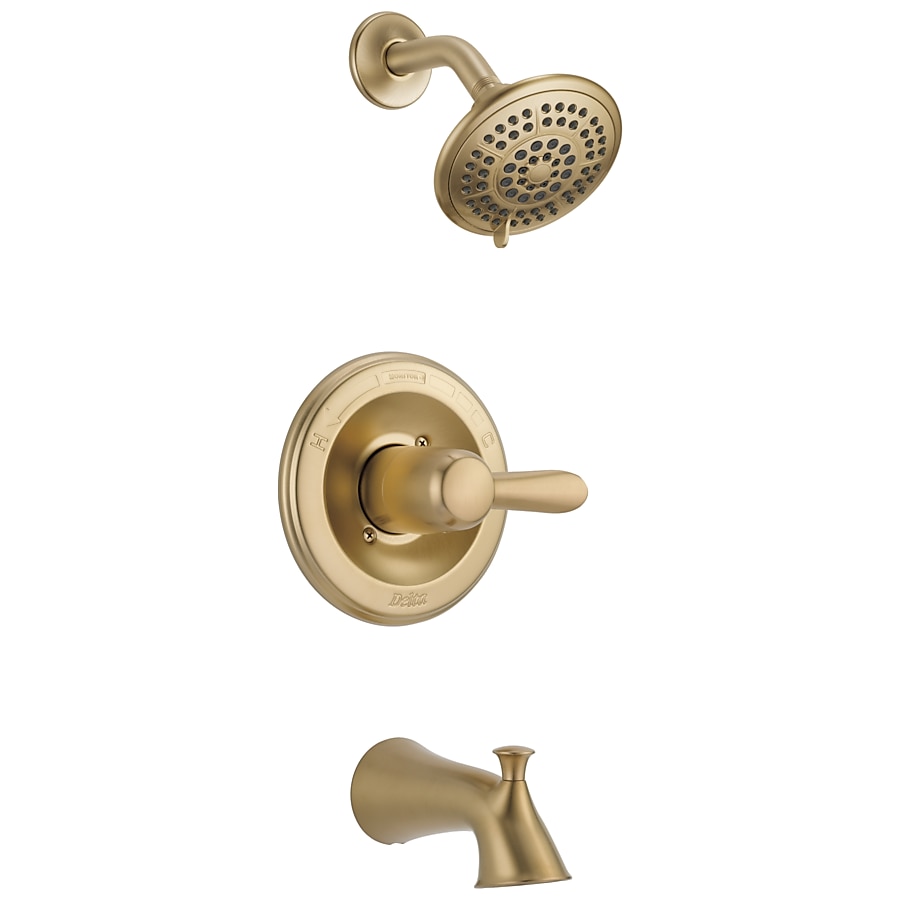 Delta Lahara Champagne Bronze 1-Handle Shower Faucet Delta Lahara Champagne Bronze 1-Handle Shower Faucet