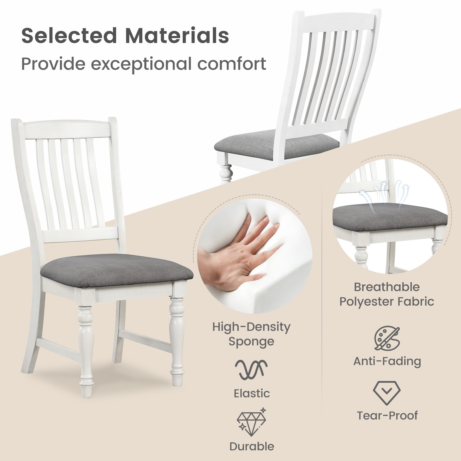 Slickblue D-CO-HW68765CK Dining-Chairs - View #5